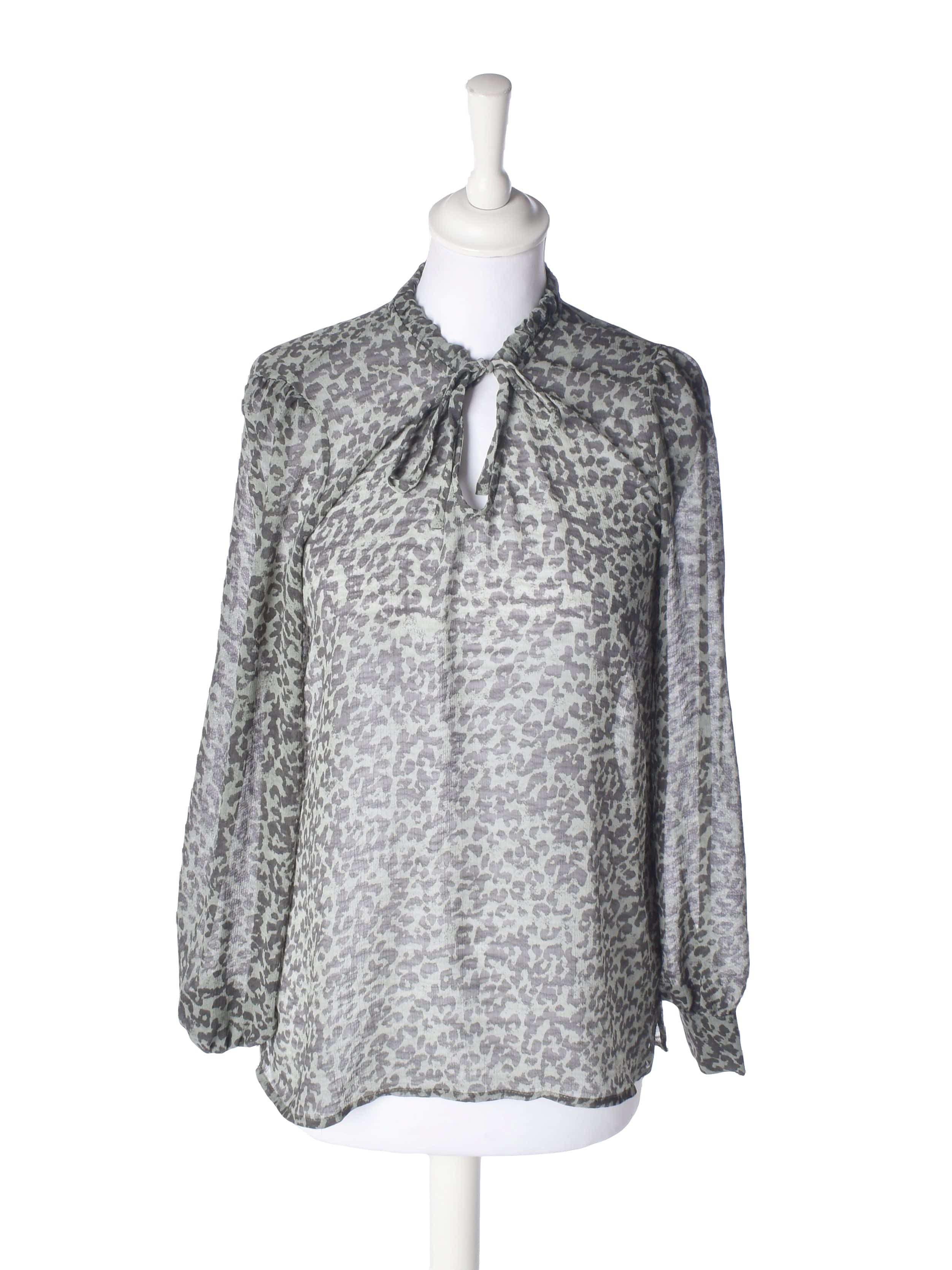 ICHI Bluse - 34 / Dyreprint / Kvinde - SassyLAB Secondhand