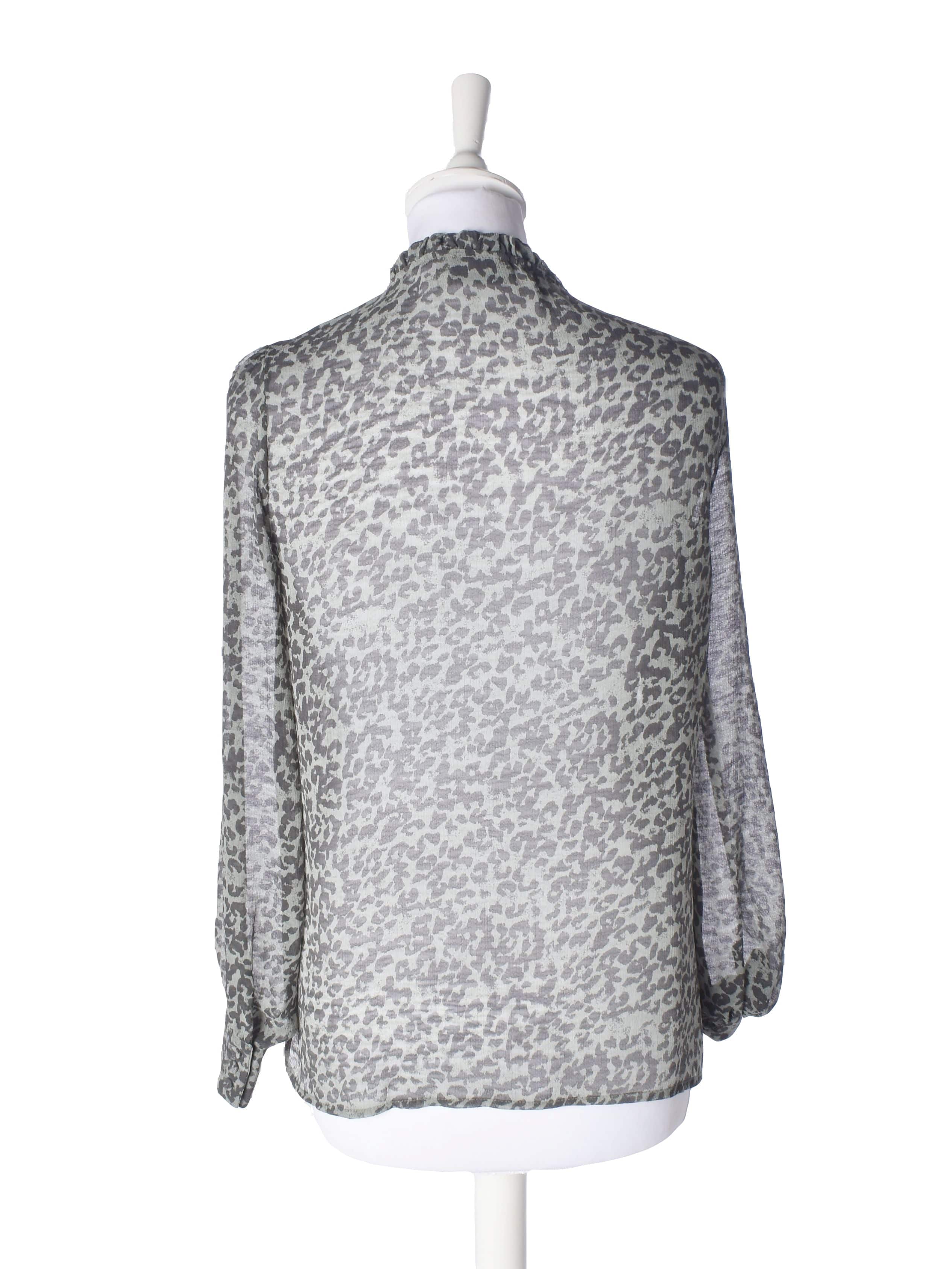 ICHI Bluse - 34 / Dyreprint / Kvinde - SassyLAB Secondhand