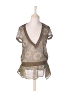 Ichi Bluse - XL / Grøn / Kvinde - SassyLAB Secondhand