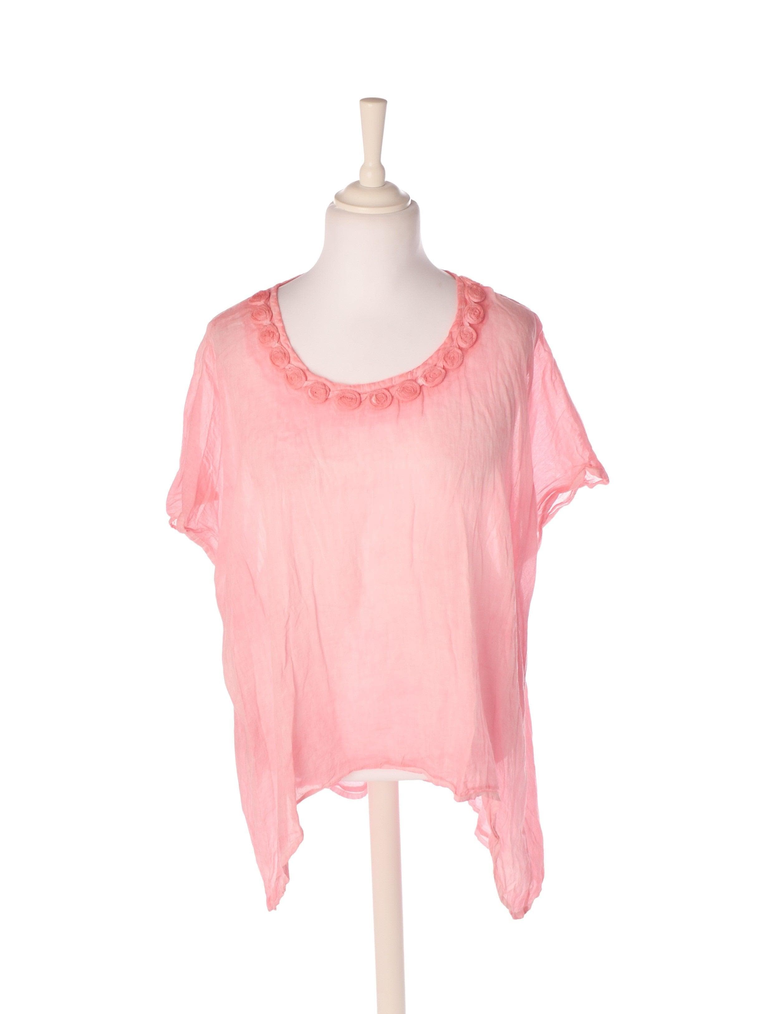 Iconique T-Shirt - S / Pink / Kvinde - SassyLAB Secondhand