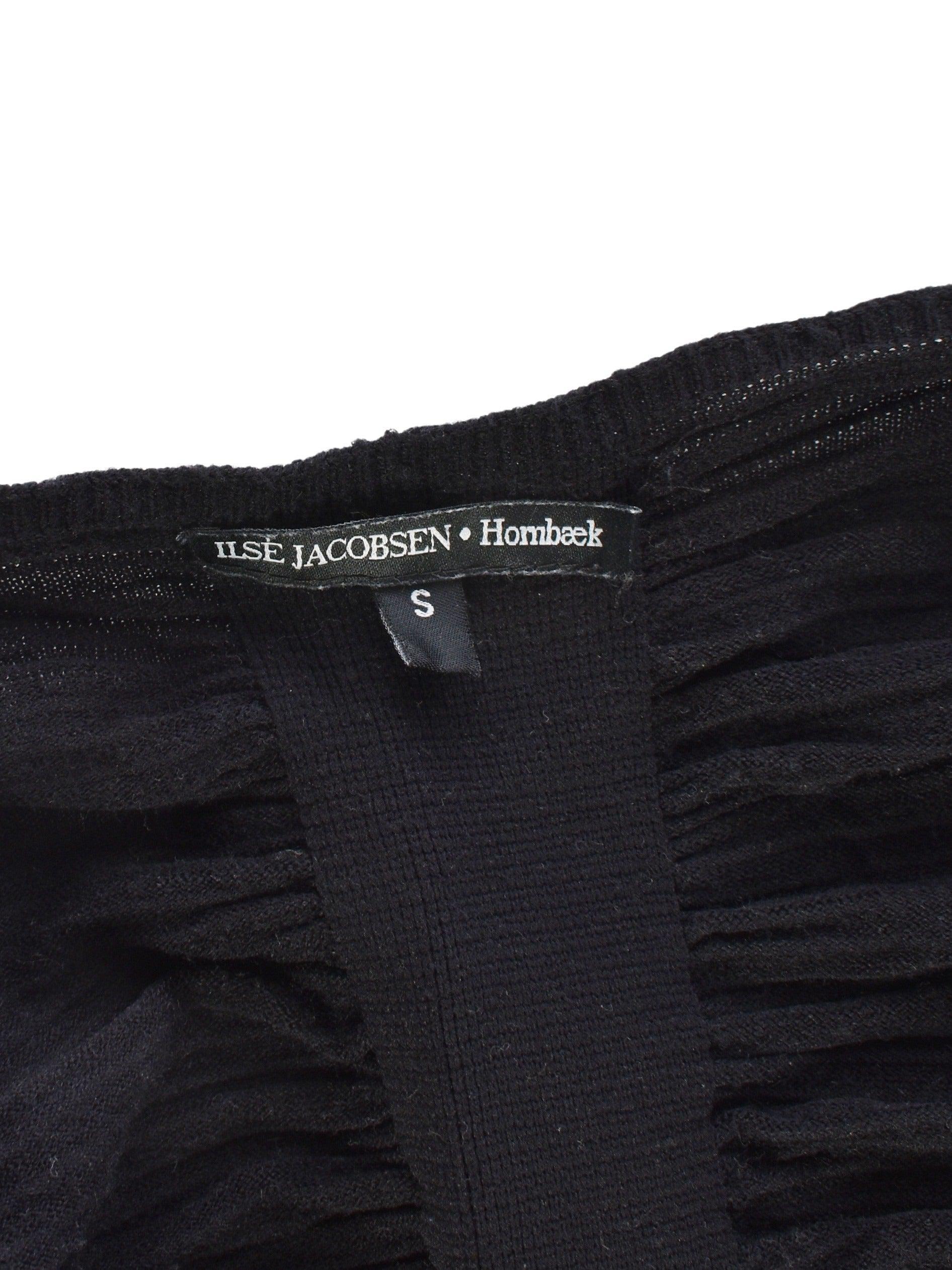 Ilse Jacobsen Cardigan - S / Sort / Kvinde - SassyLAB Secondhand