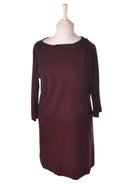 Ilse Jacobsen Kjole - 42 / Bordeaux / Kvinde - SassyLAB Secondhand