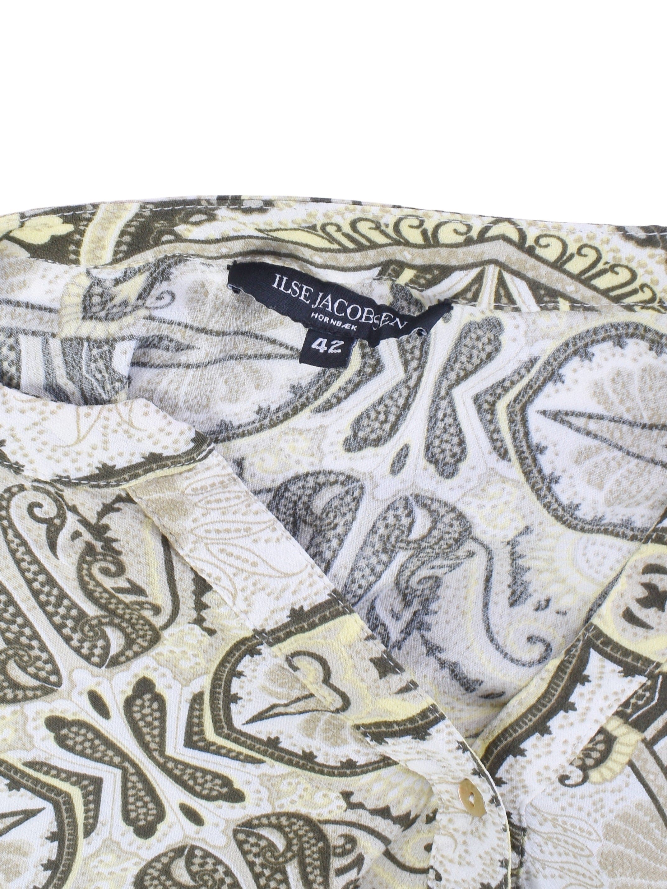 Ilse Jakobsen Bluse - 42 / Gul / Kvinde - SassyLAB Secondhand