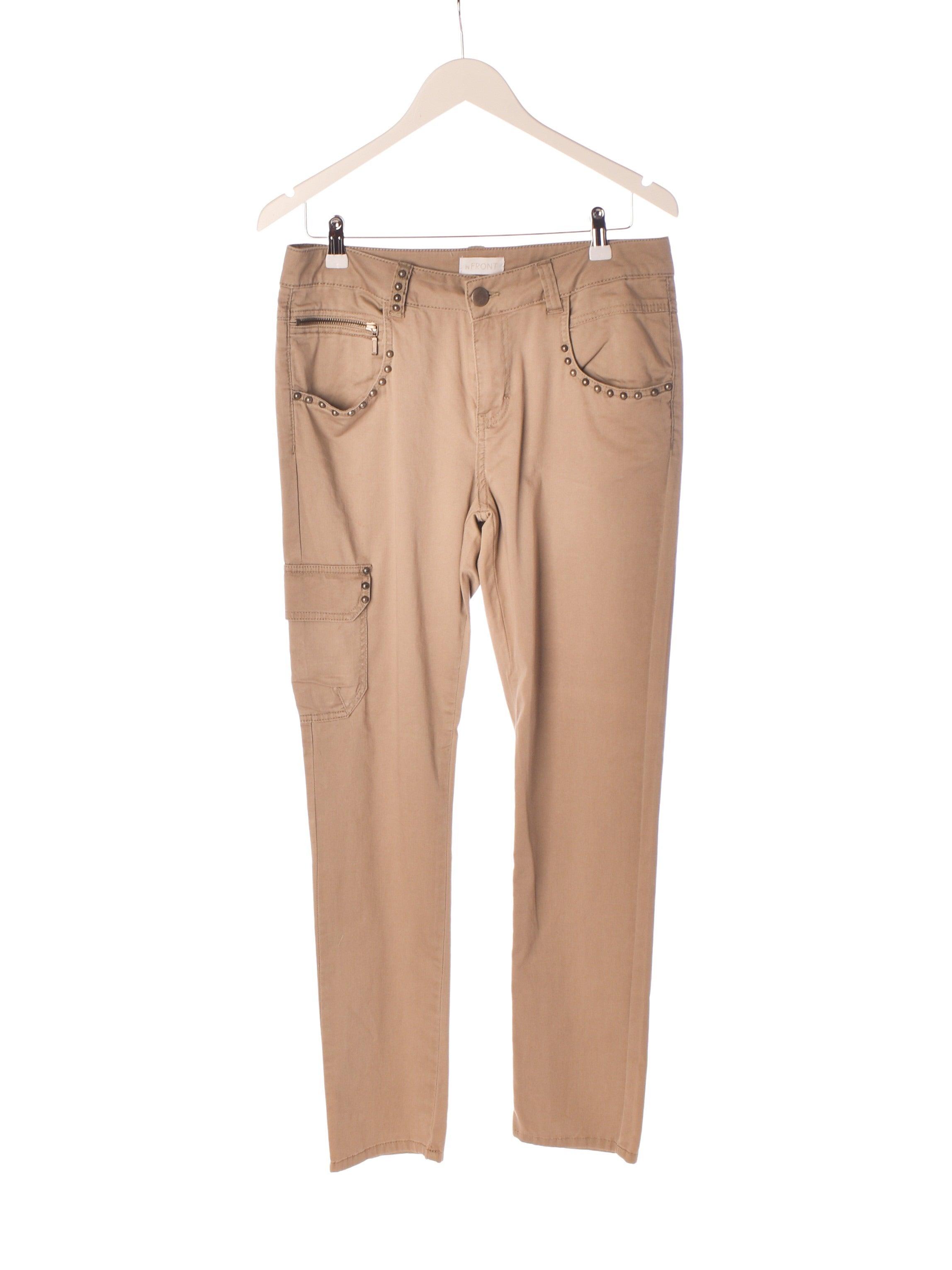 In Front Jeans - 38 / Brun / Kvinde - SassyLAB Secondhand