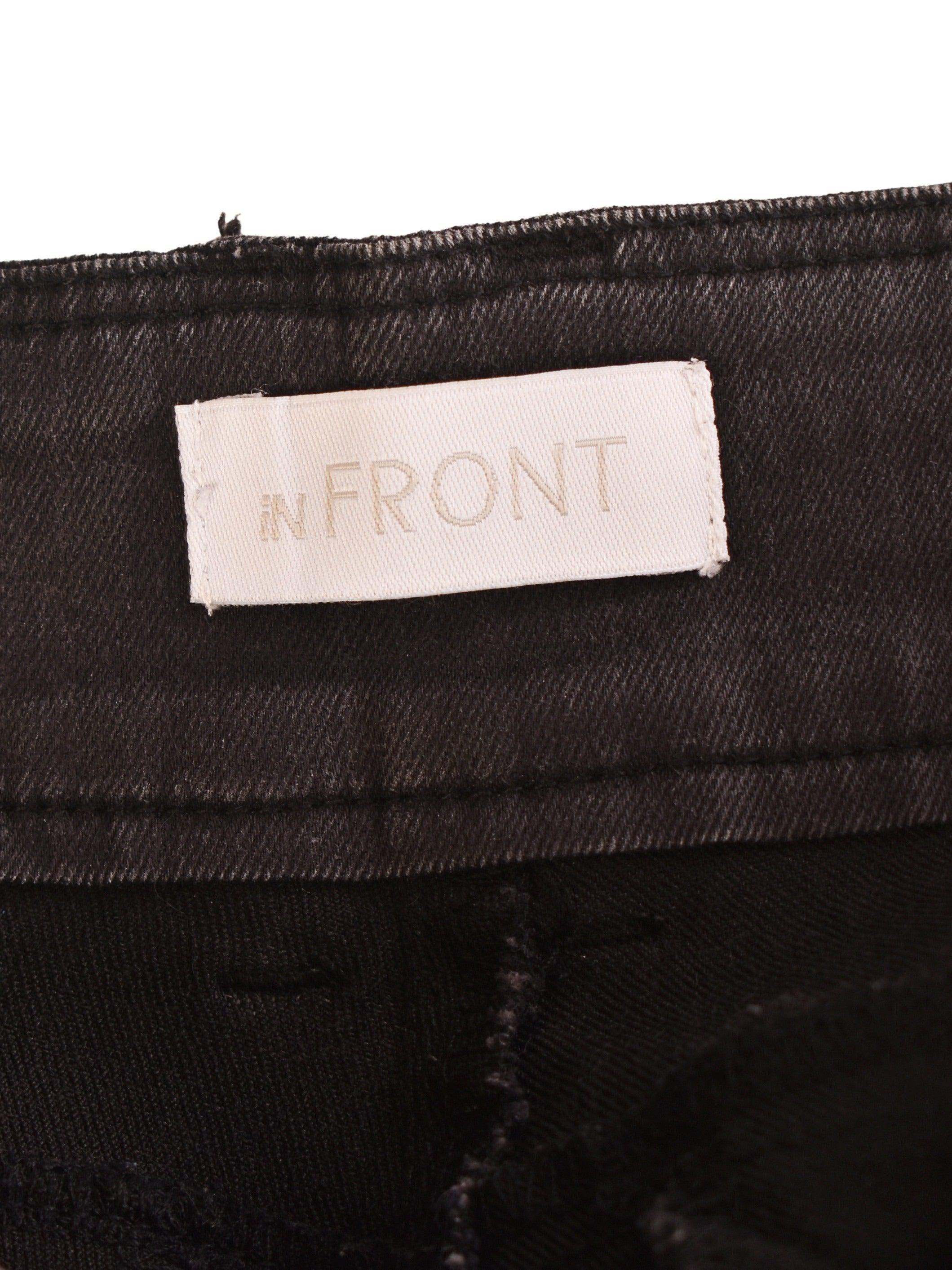 In Front Jeans - 38 / Sort / Kvinde - SassyLAB Secondhand