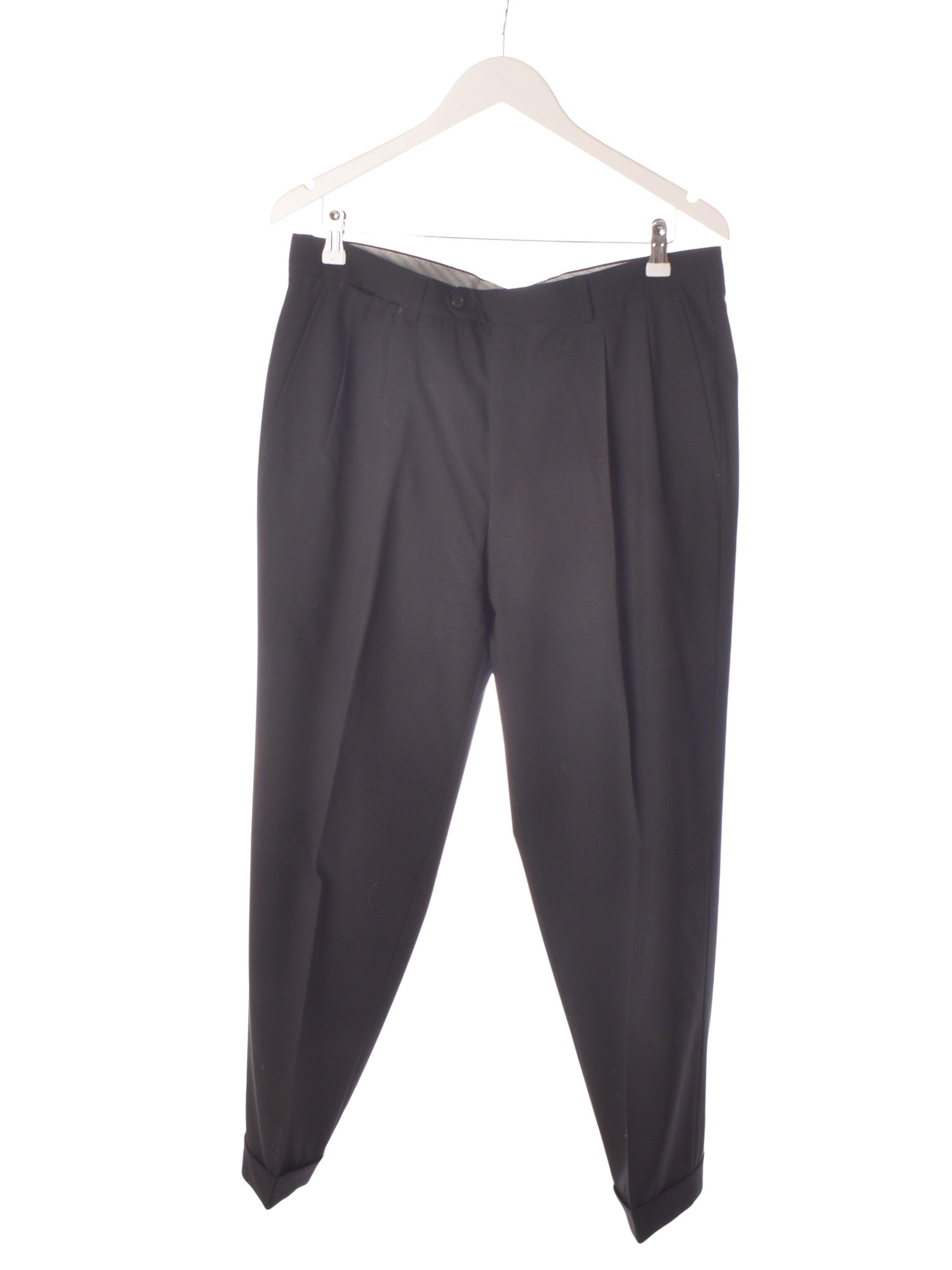Ing Loro Piana & C Bukser - 52 / Sort / Mand - SassyLAB Secondhand