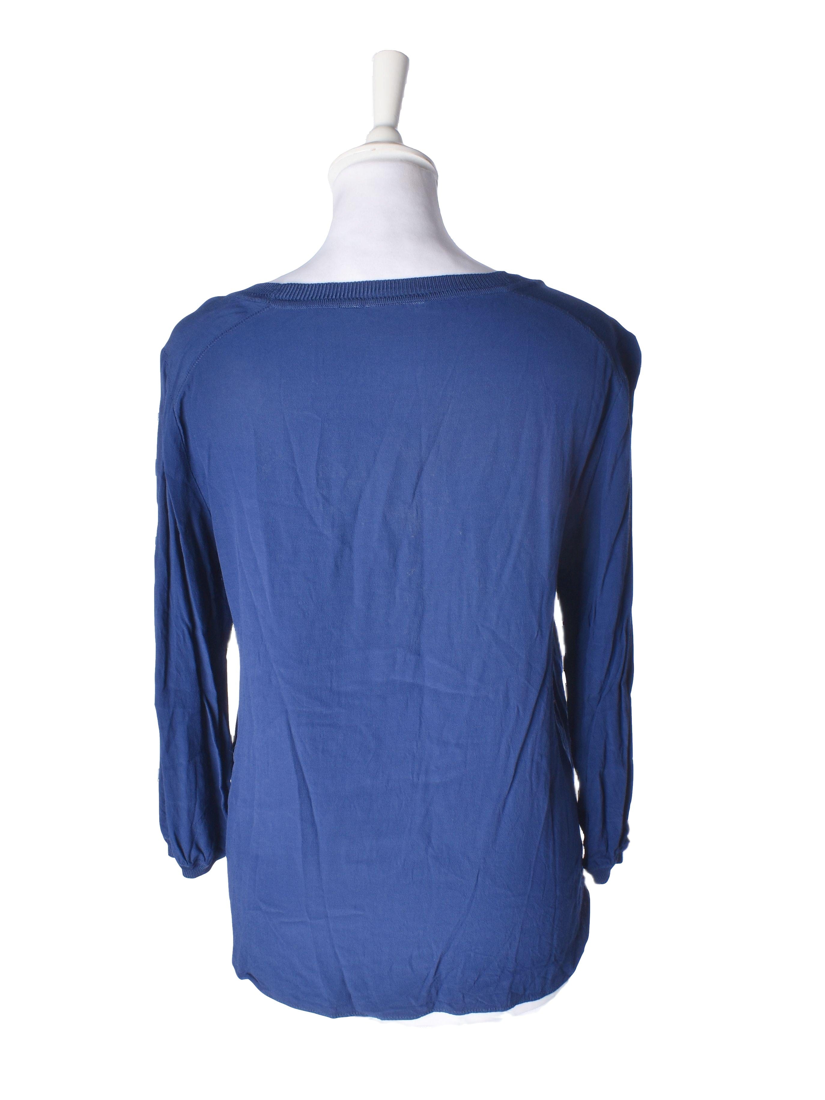 InWear Bluse - 36 / Blå / Kvinde - SassyLAB Secondhand