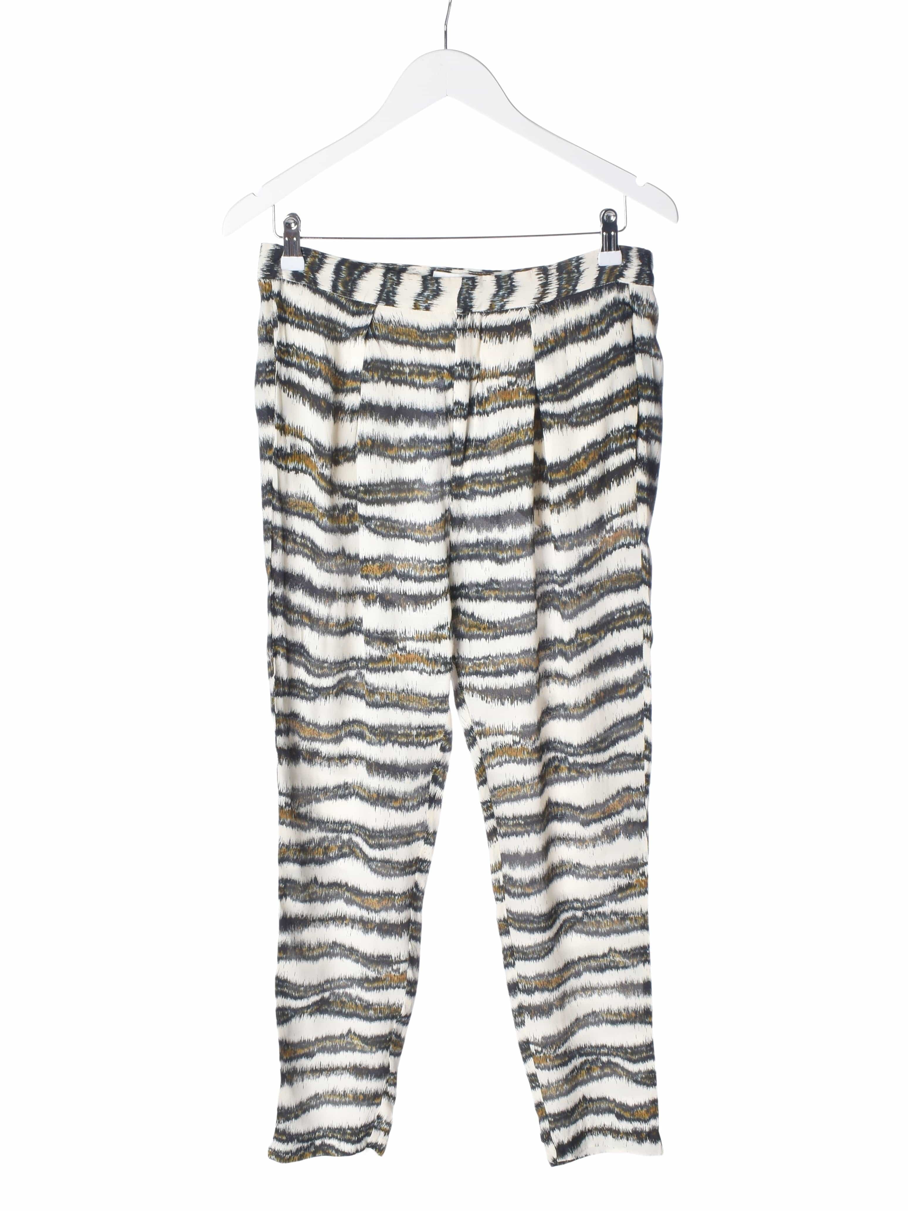 InWear Bukser - 38 / Dyreprint / Kvinde - SassyLAB Secondhand