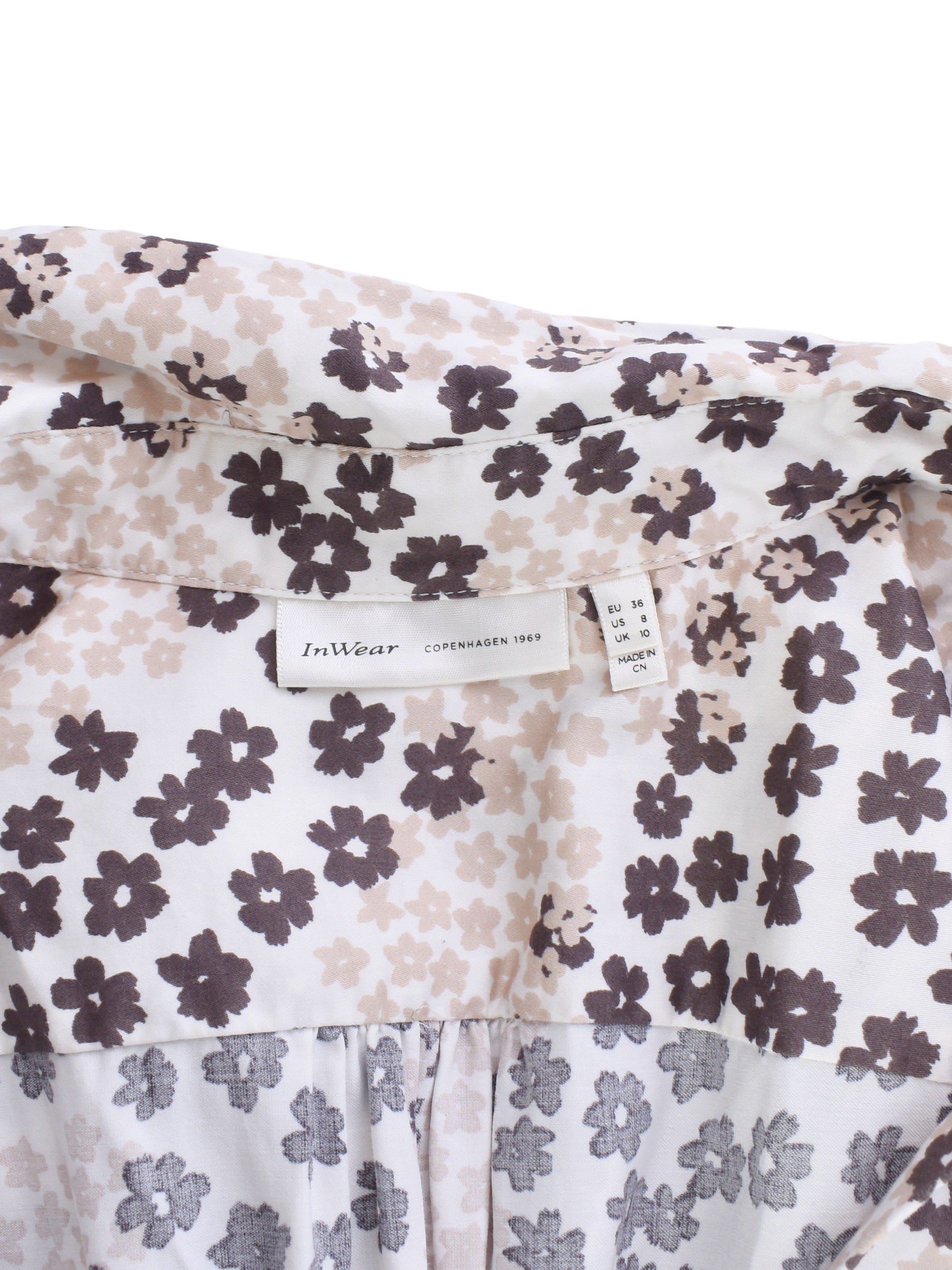 Inwear Kjole - 36 / Blomstret / Kvinde - SassyLAB Secondhand