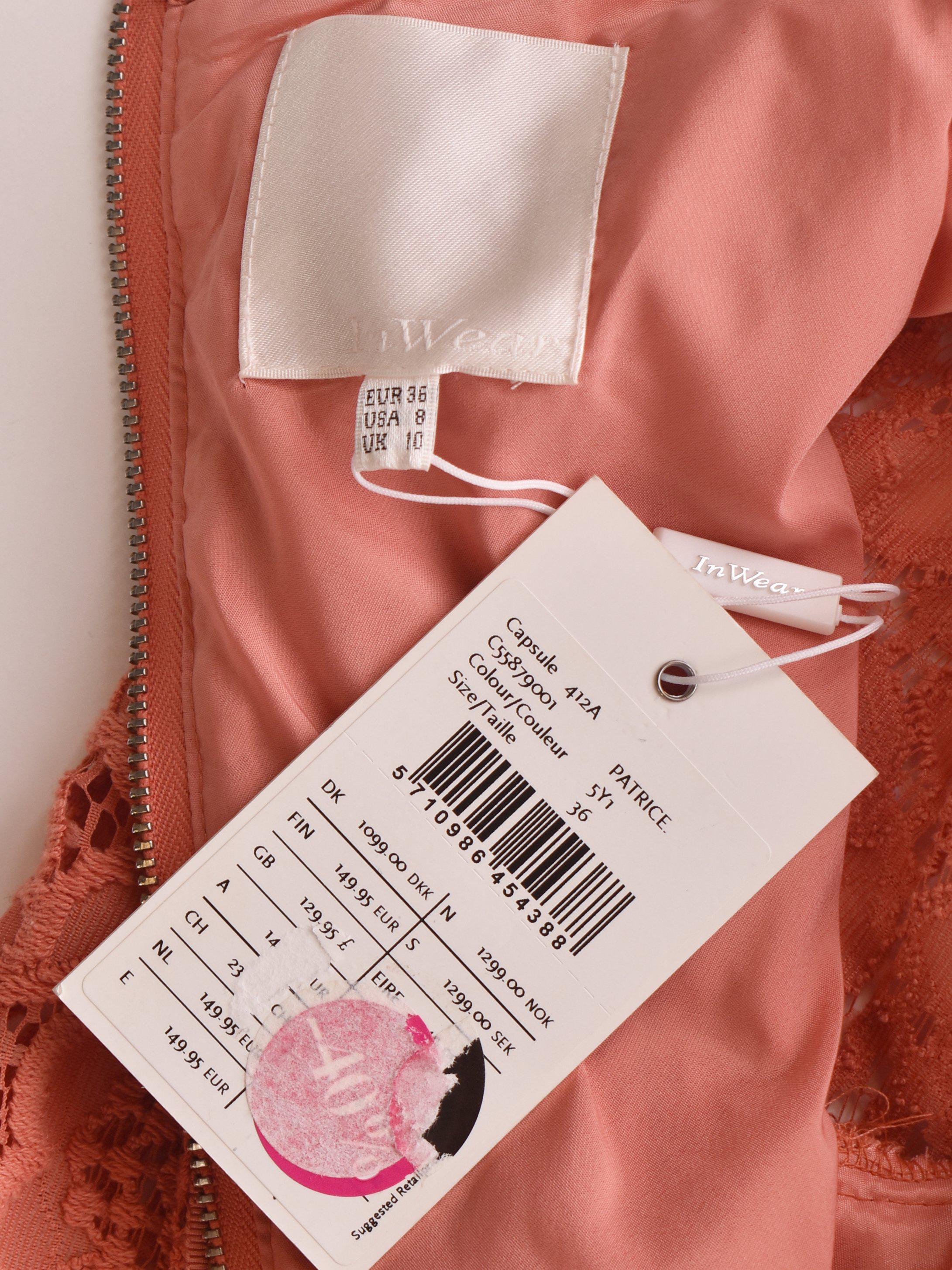 InWear Kjole - 36 / Koral / Kvinde - SassyLAB Secondhand