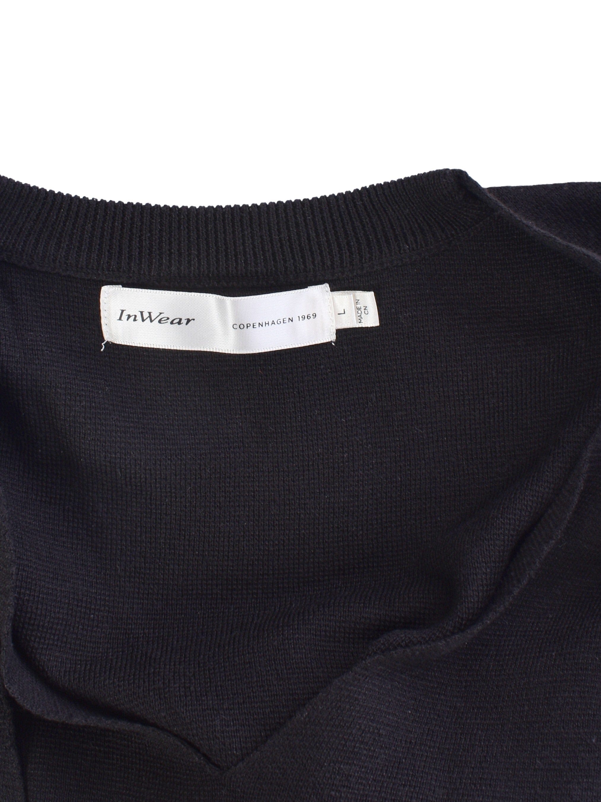 InWear Kjole - L / Sort / Kvinde - SassyLAB Secondhand
