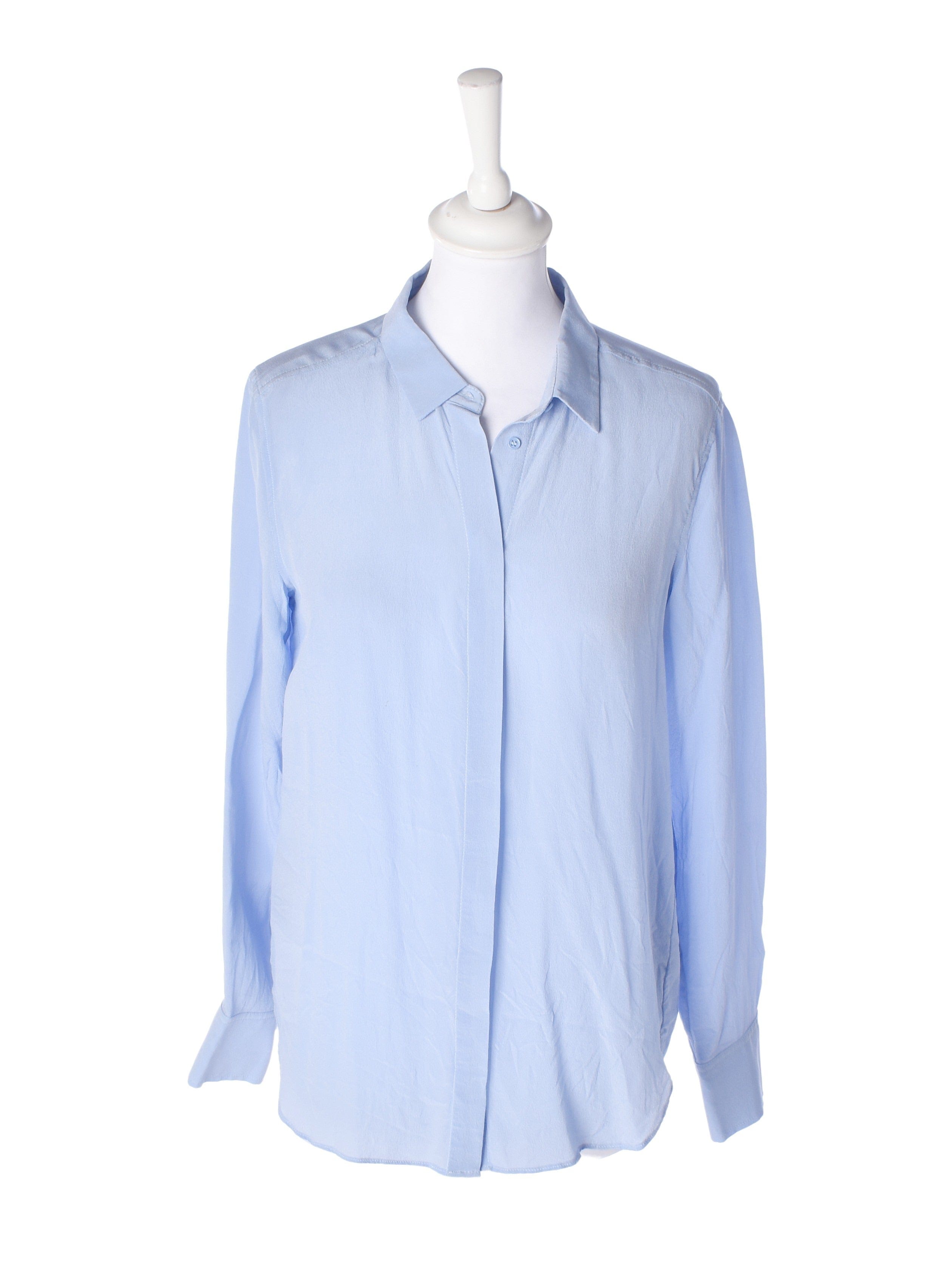 InWear Skjorte - 34 / Blå / Kvinde - SassyLAB Secondhand