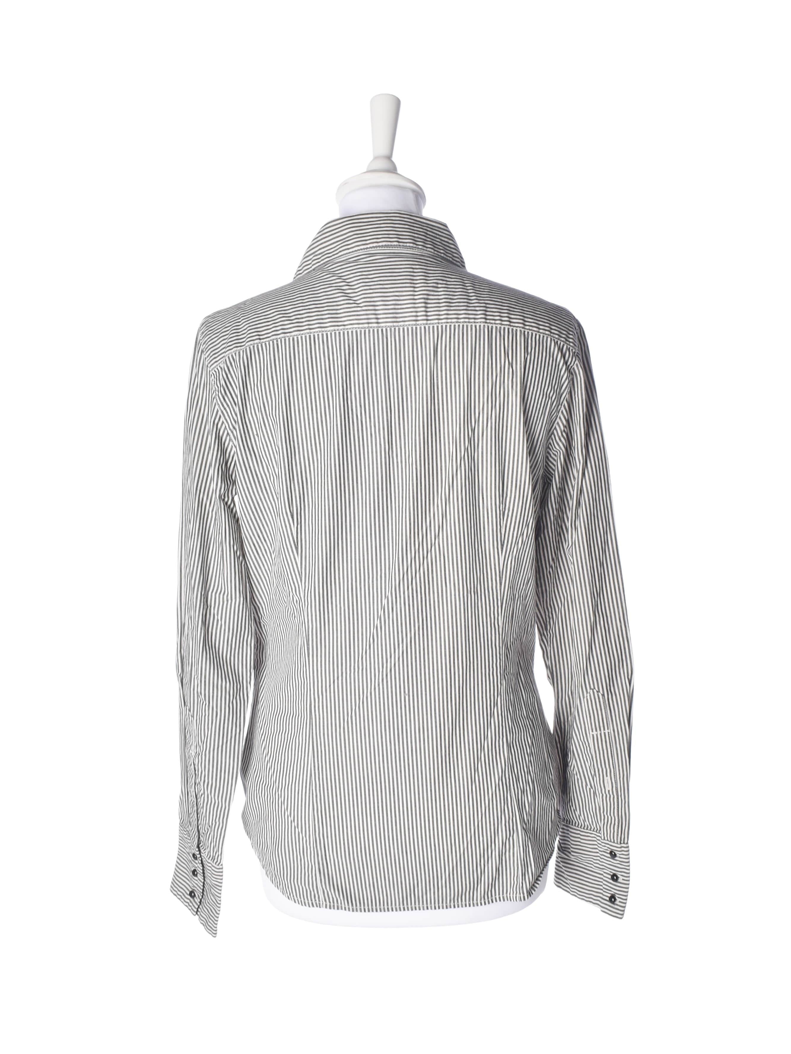 InWear Skjorte - 38 / Grå / Kvinde - SassyLAB Secondhand
