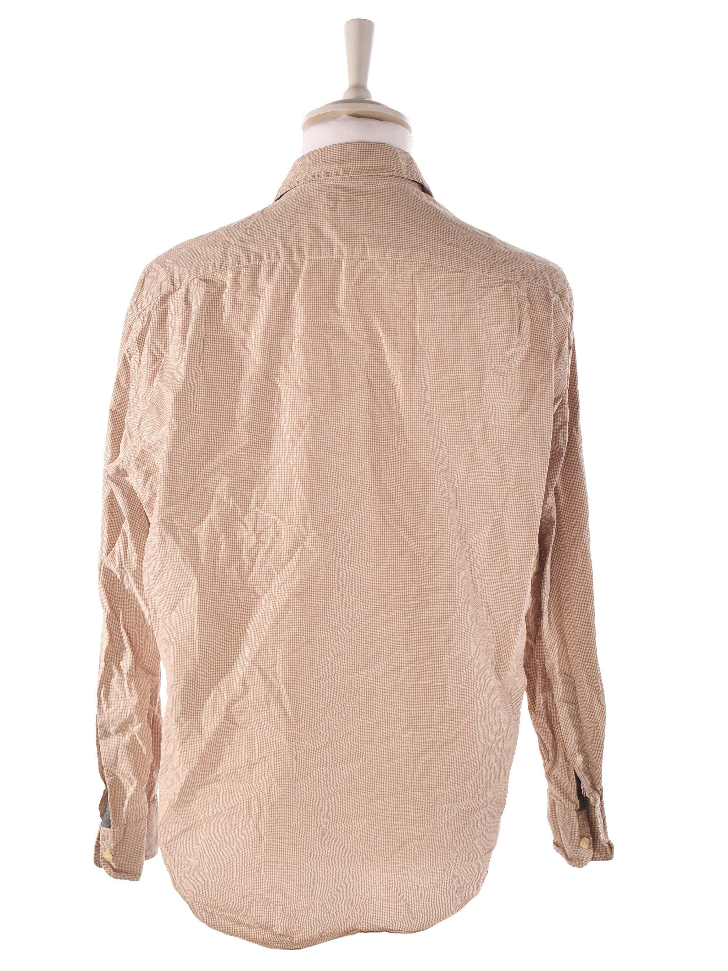 J. Crew Skjorte - XL / Beige / Mand - SassyLAB Secondhand