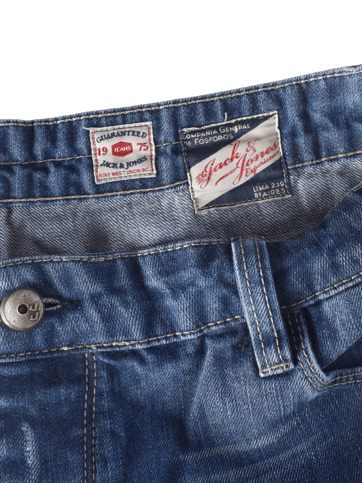 Jack & Jones Jeans - W38 L32 / Blå / Mand - SassyLAB Secondhand