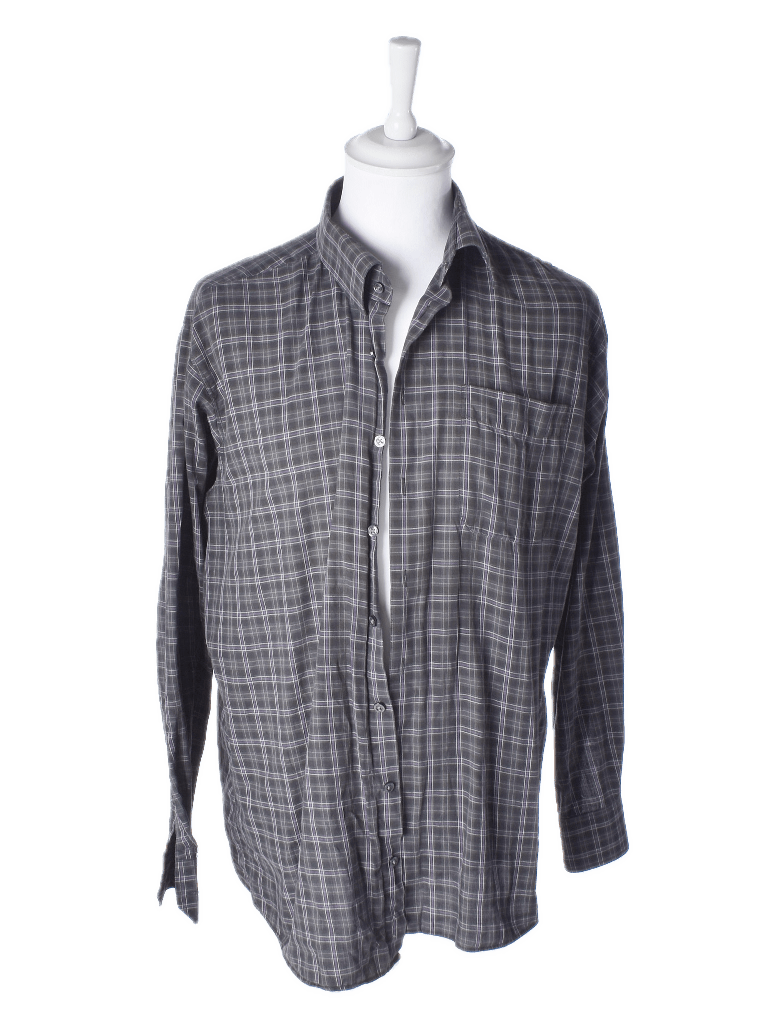 Jacks Selection Skjorte - 43 / Sort / Mand - SassyLAB Secondhand