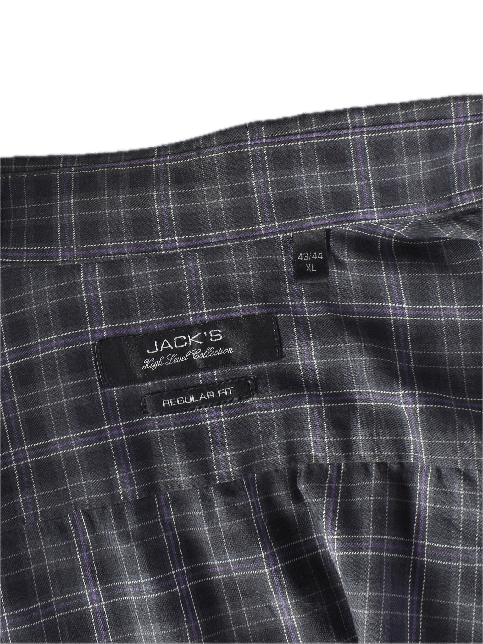 Jacks Selection Skjorte - 43 / Sort / Mand - SassyLAB Secondhand