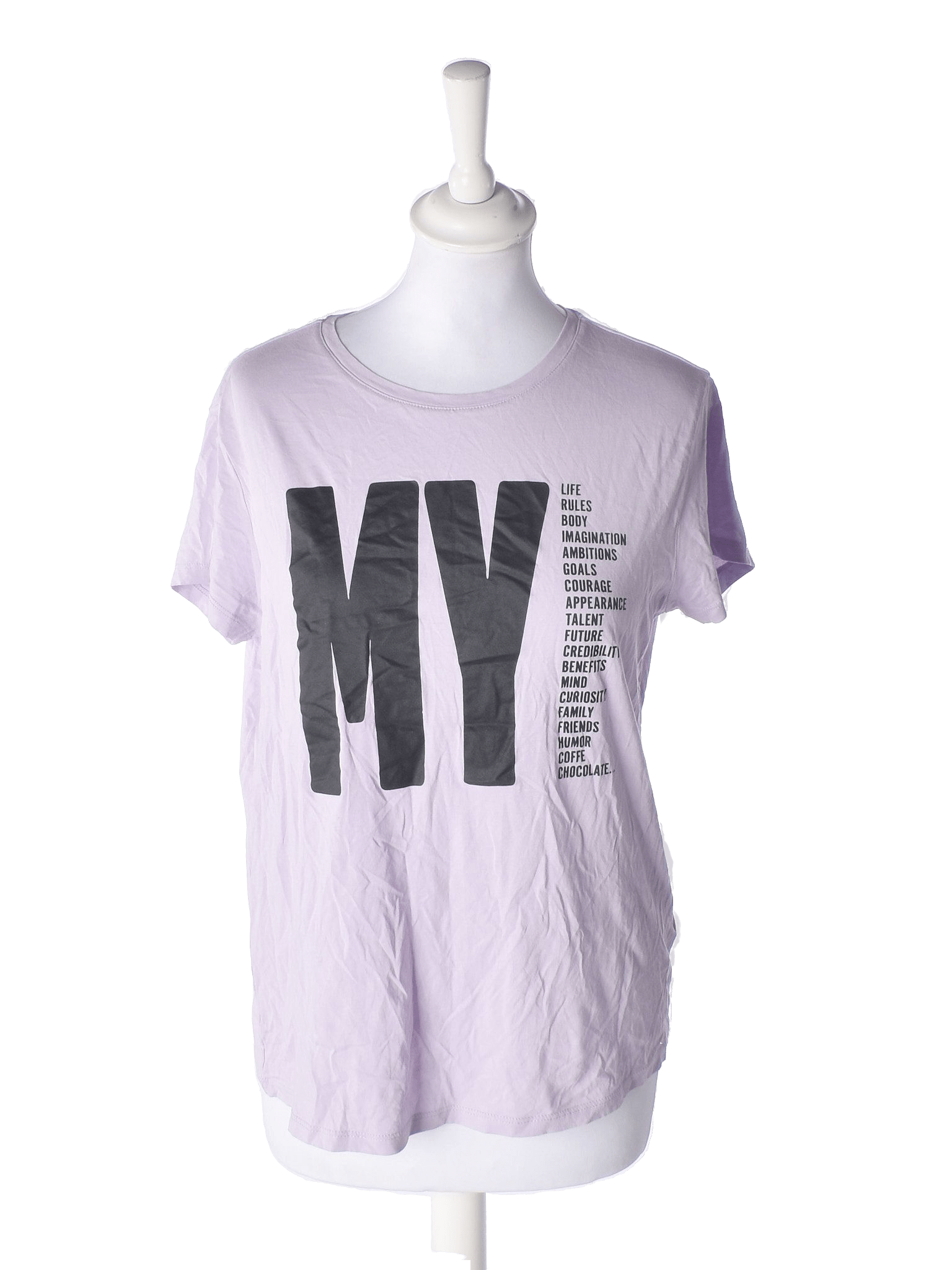 Jacqueline De Yong T-Shirt - M / Lilla / Kvinde - SassyLAB Secondhand