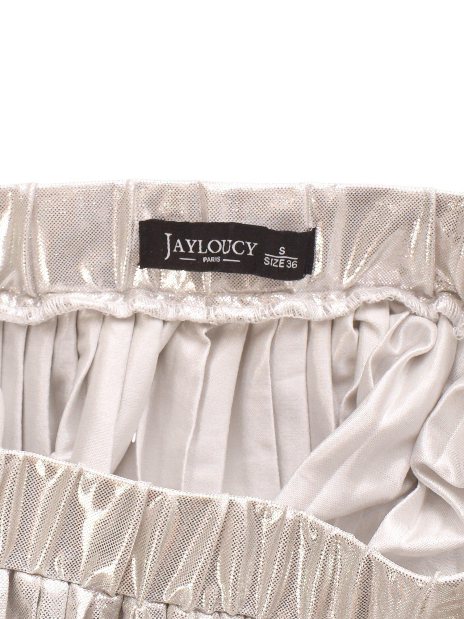 Jayloucy Nederdel - S / Sølv / Kvinde - SassyLAB Secondhand