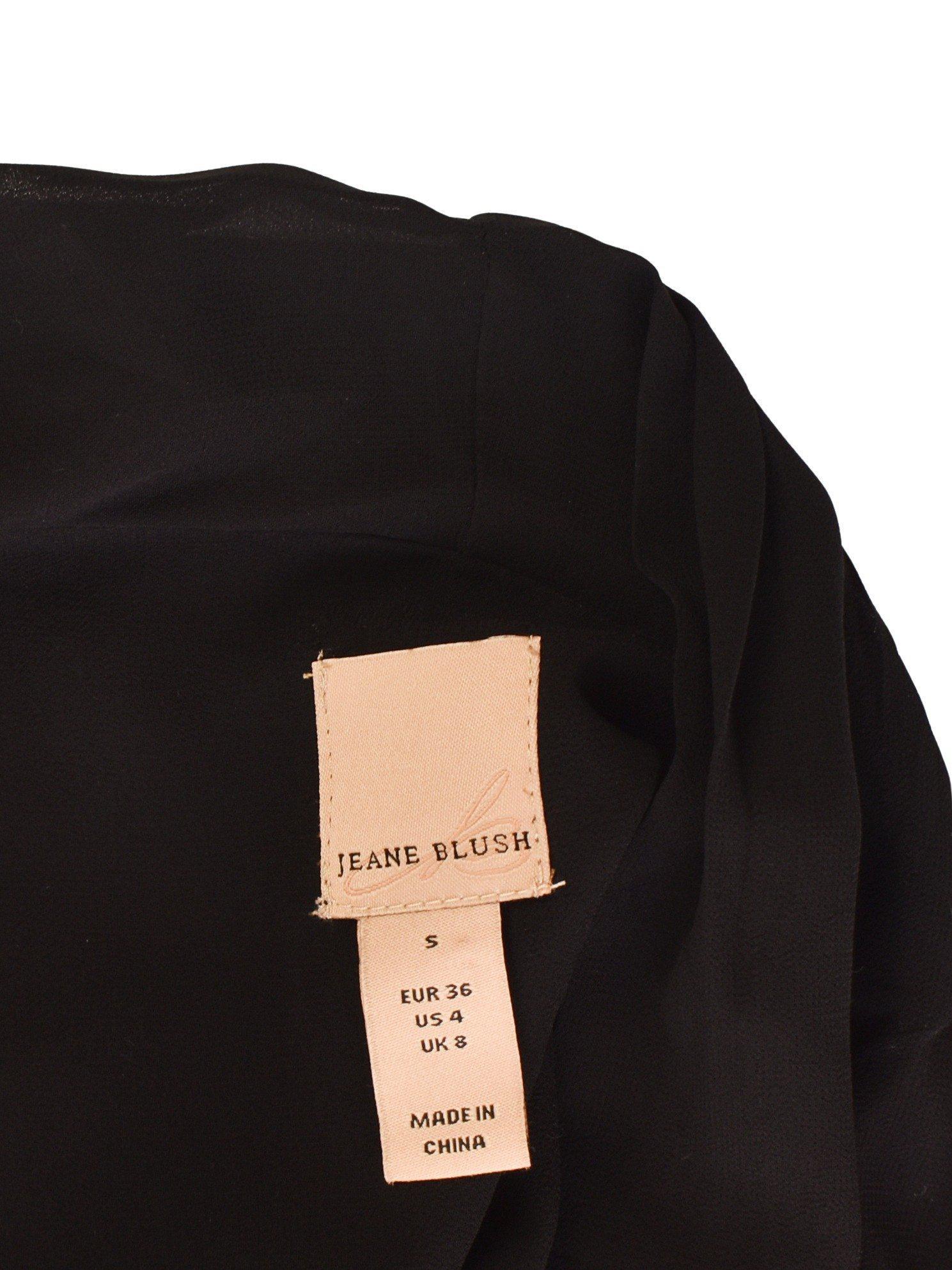 Jeane Blush Bluse - 36 / Sort / Kvinde - SassyLAB Secondhand