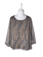 Jensen women Bluse - 44 / Dyreprint / Kvinde - SassyLAB Secondhand
