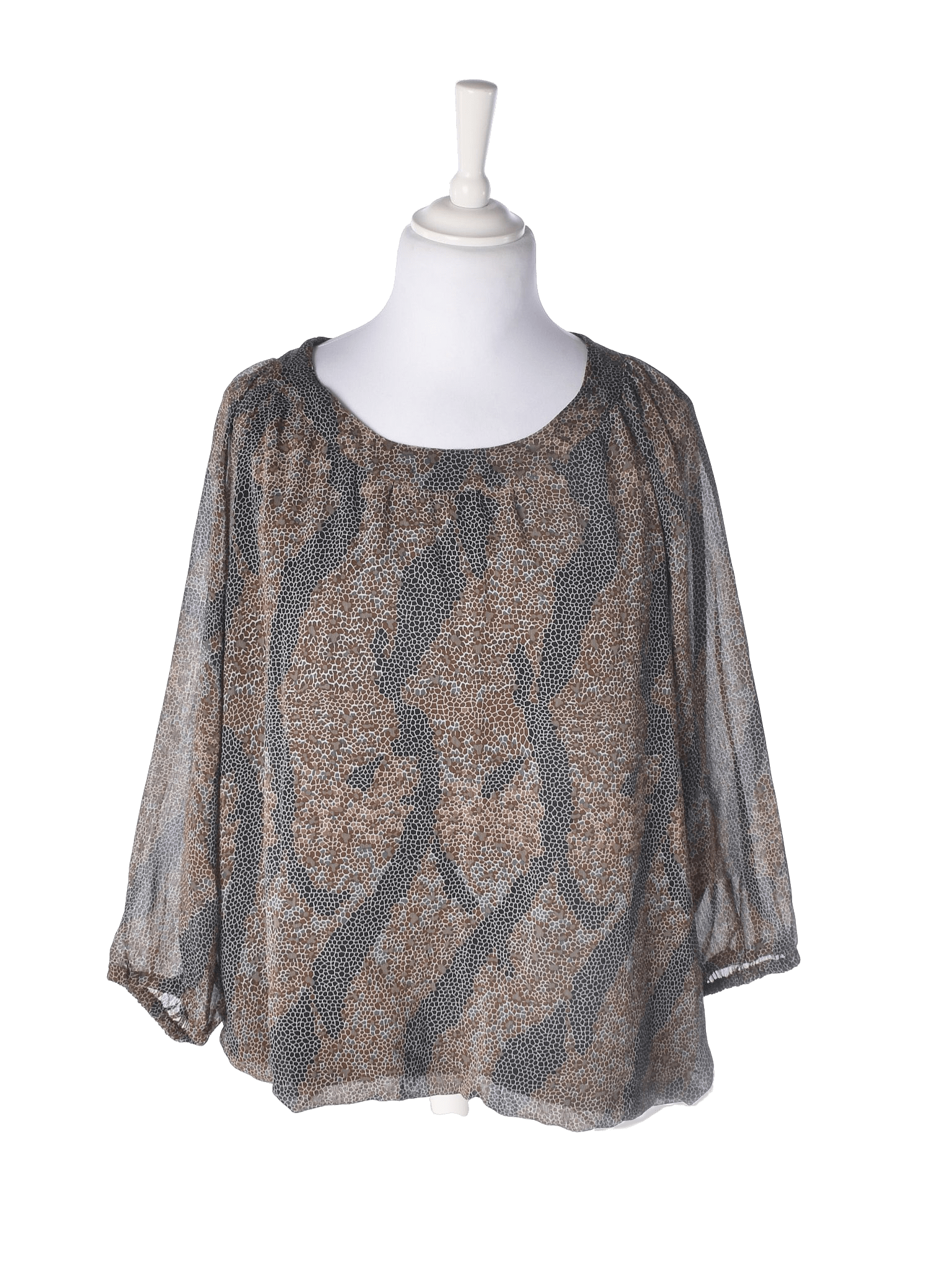 Jensen women Bluse - 44 / Dyreprint / Kvinde - SassyLAB Secondhand