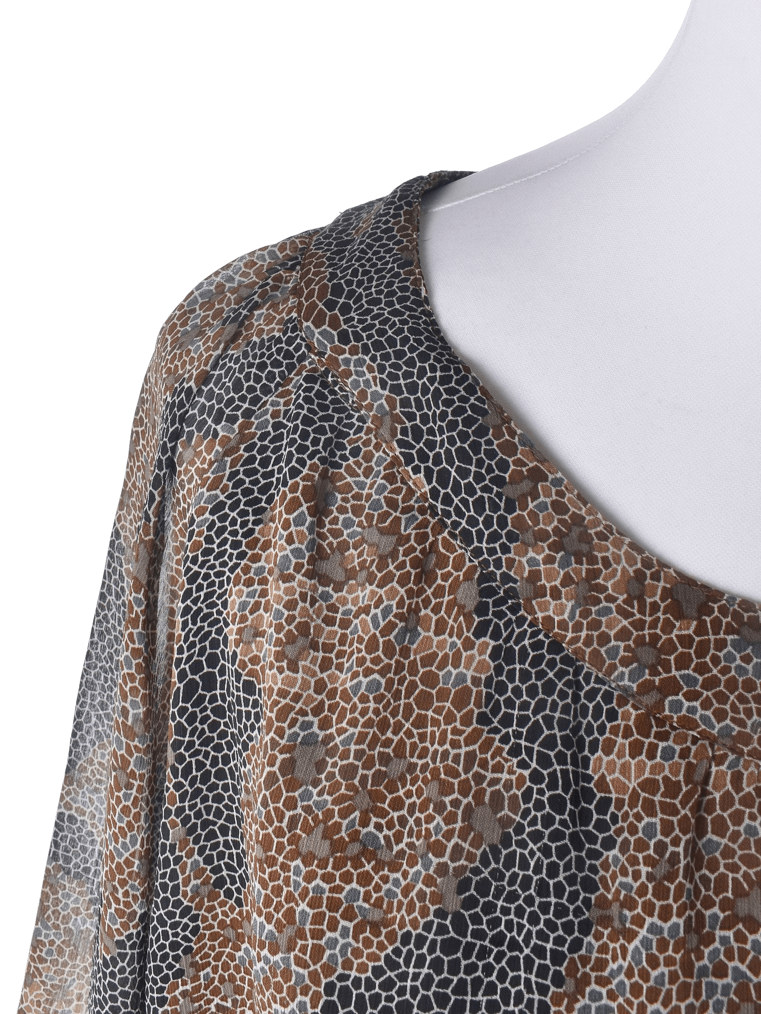 Jensen women Bluse - 44 / Dyreprint / Kvinde - SassyLAB Secondhand