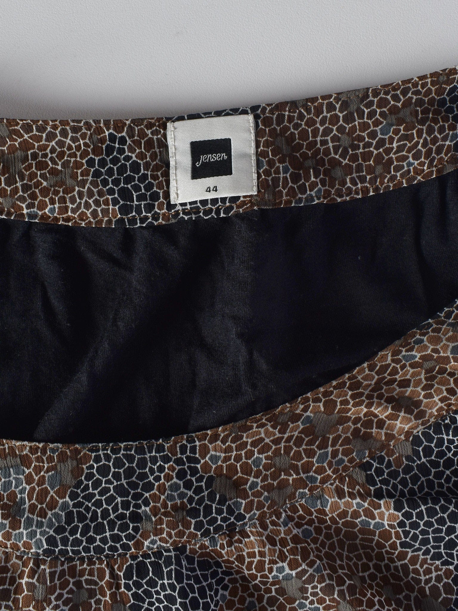 Jensen women Bluse - 44 / Dyreprint / Kvinde - SassyLAB Secondhand