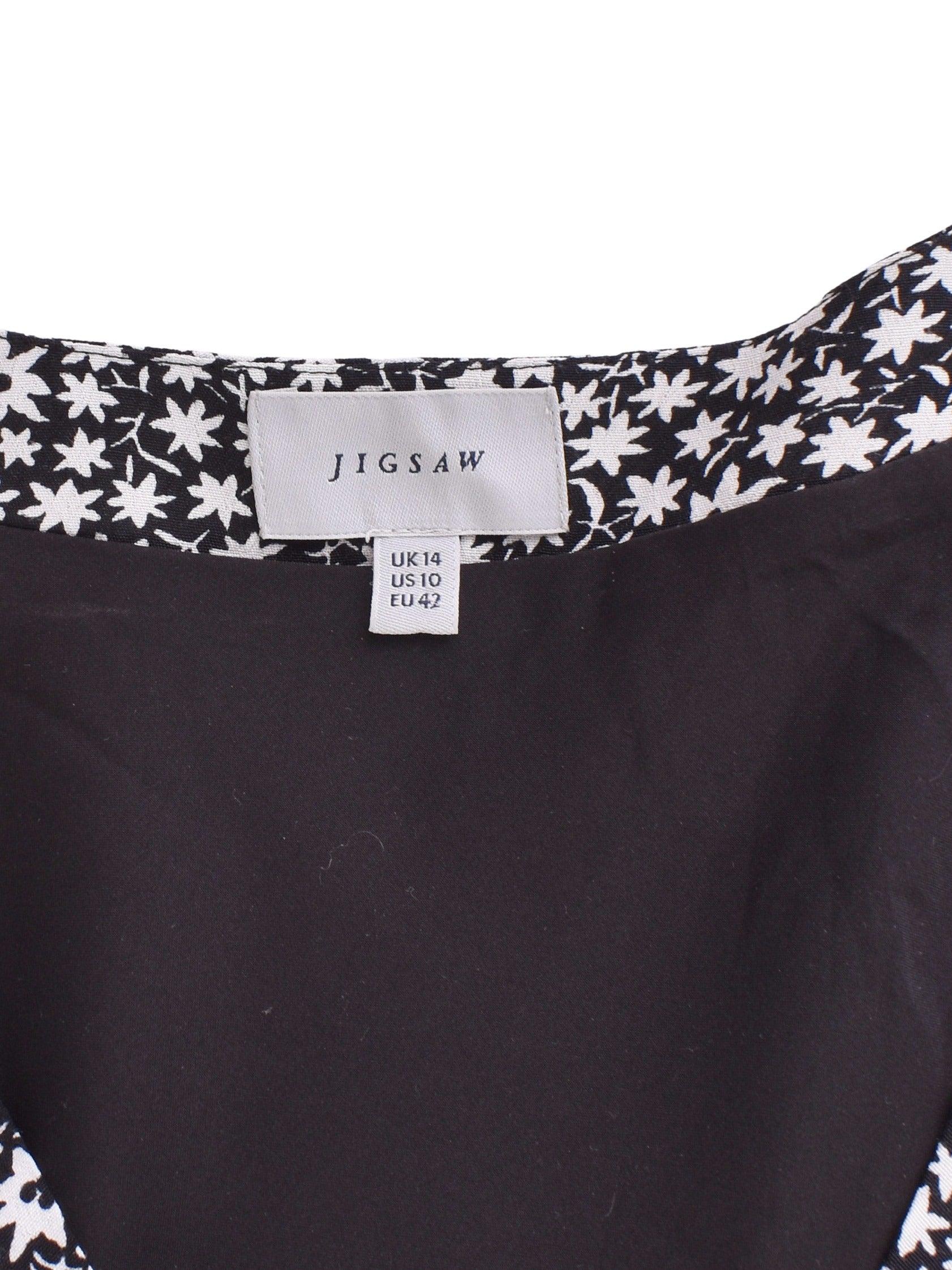 Jigsaw Kjole - 42 / Sort / Kvinde - SassyLAB Secondhand