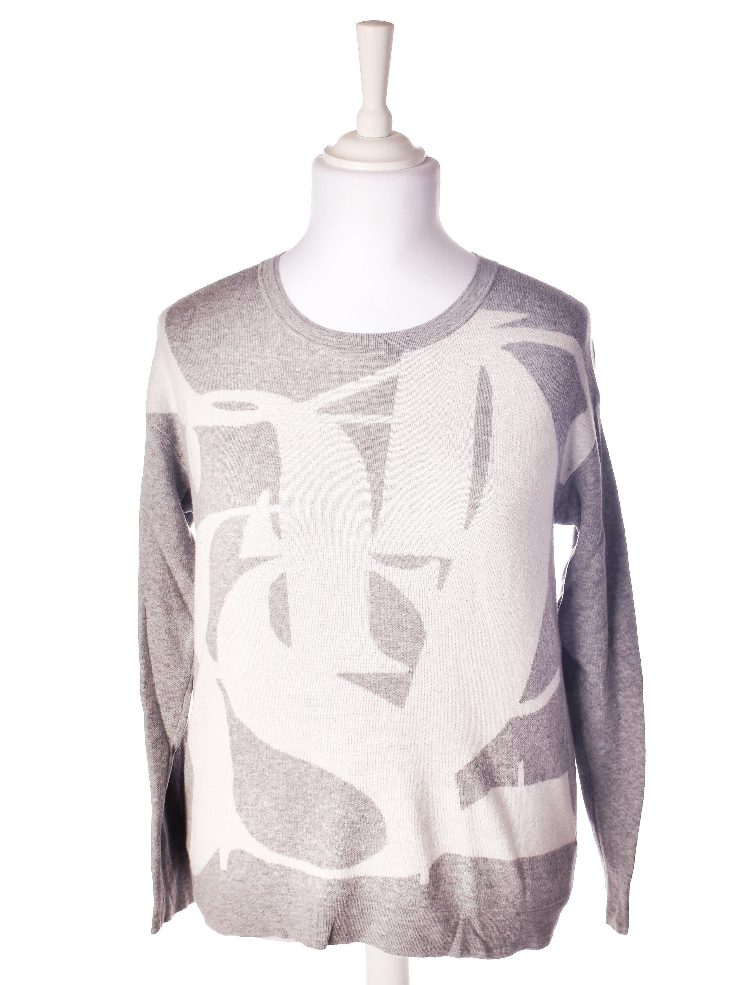 Jigsaw Sweater - L / Grå / Kvinde - SassyLAB Secondhand