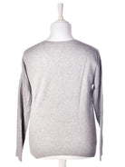 Jigsaw Sweater - L / Grå / Kvinde - SassyLAB Secondhand