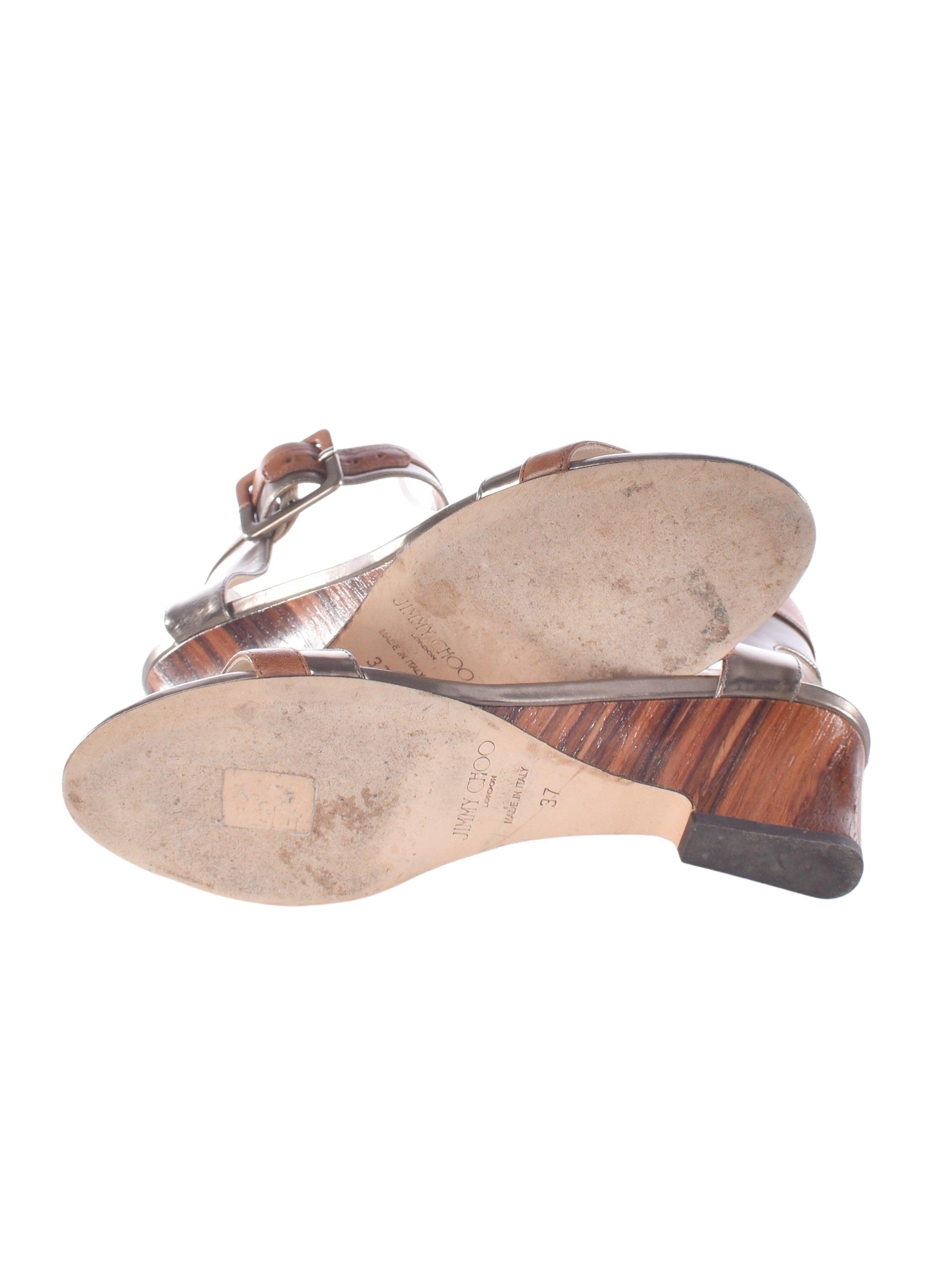 Jimmy Choo Stiletter - 37 / Brun / Kvinde - SassyLAB Secondhand