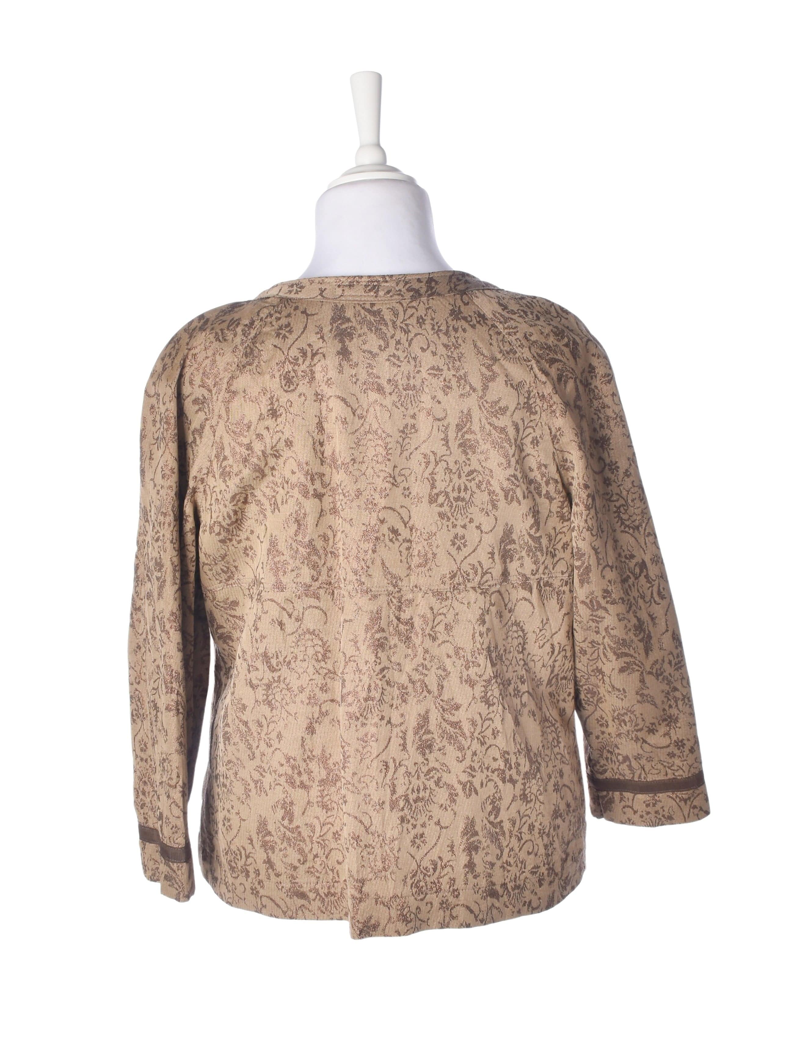 Joan Gyring Jakke - XL / Brun / Kvinde - SassyLAB Secondhand
