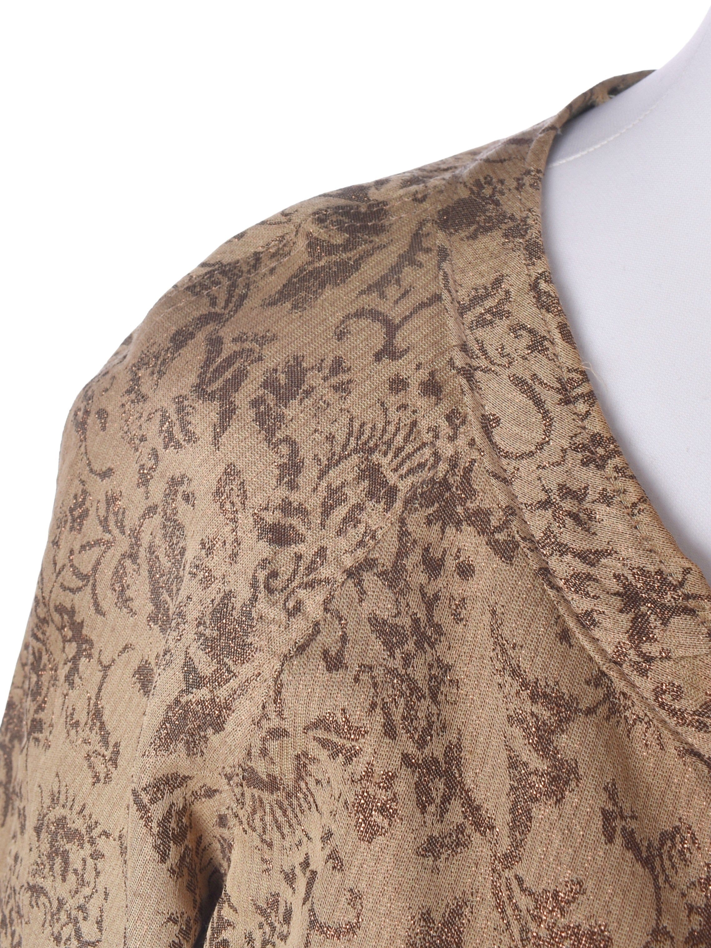 Joan Gyring Jakke - XL / Brun / Kvinde - SassyLAB Secondhand