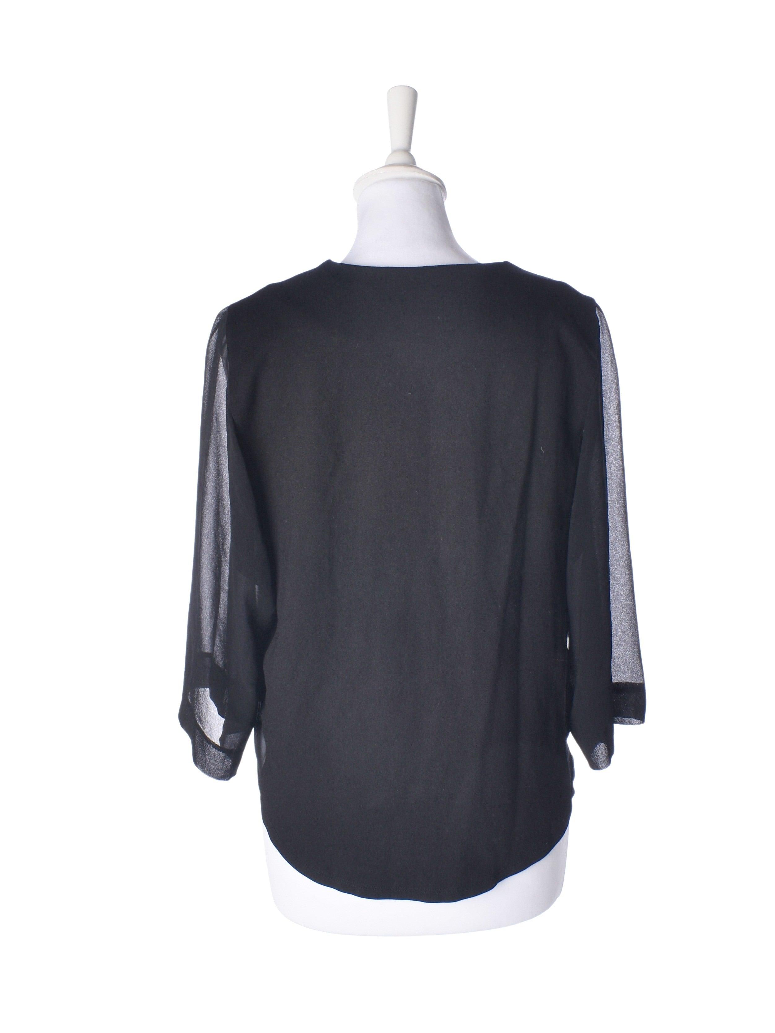 Just Female Bluse - S / Sort / Kvinde - SassyLAB Secondhand