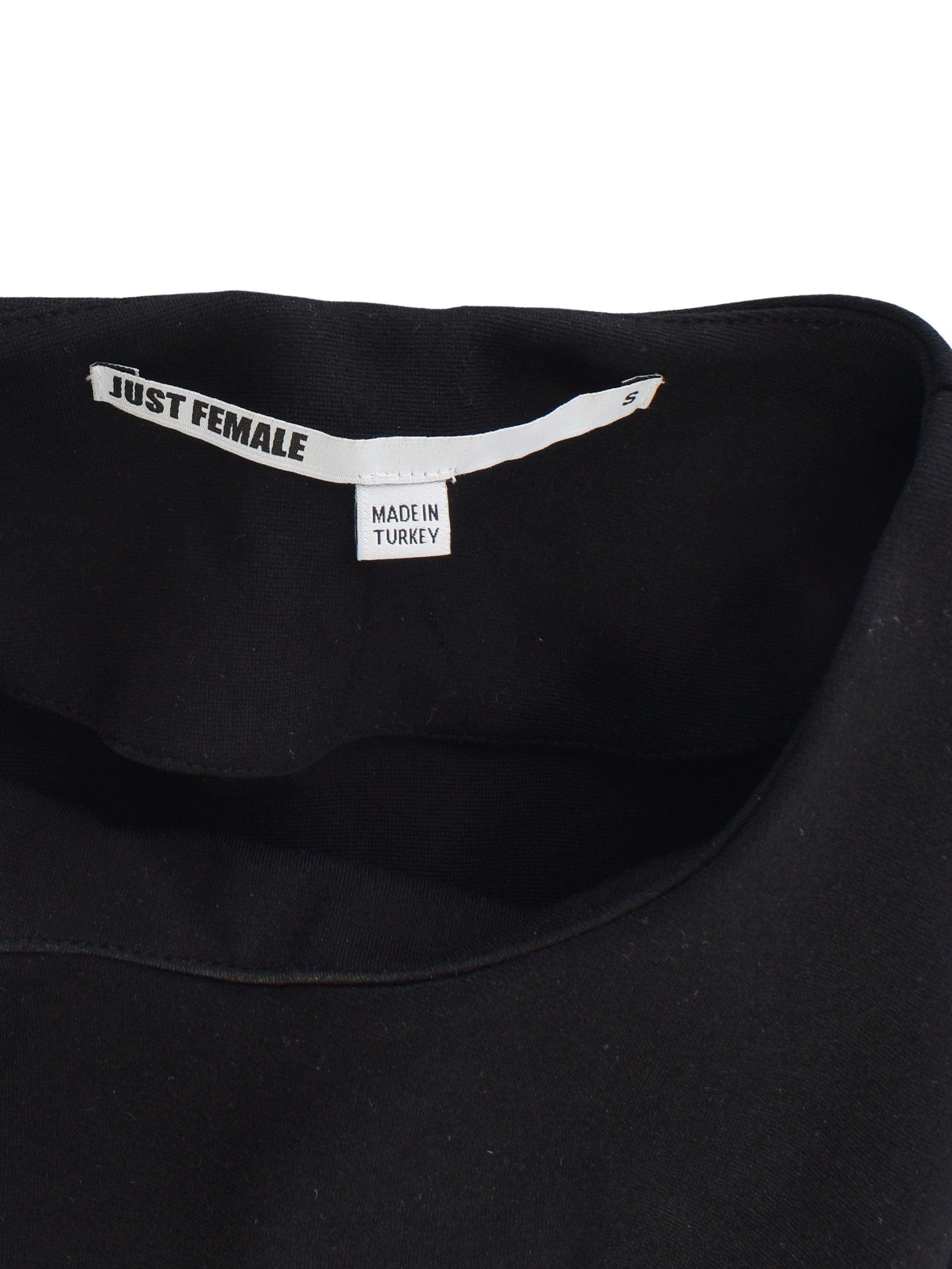 Just Female Bluse - S / Sort / Kvinde - SassyLAB Secondhand