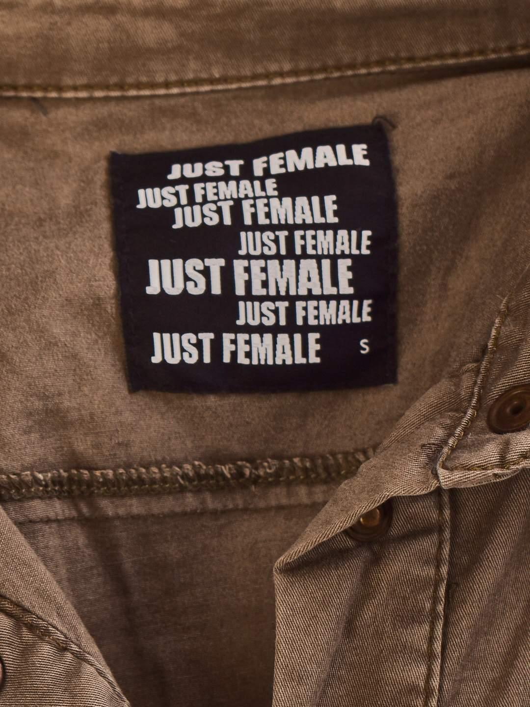 Just Female Kjole - S / Grøn / Kvinde - SassyLAB Secondhand