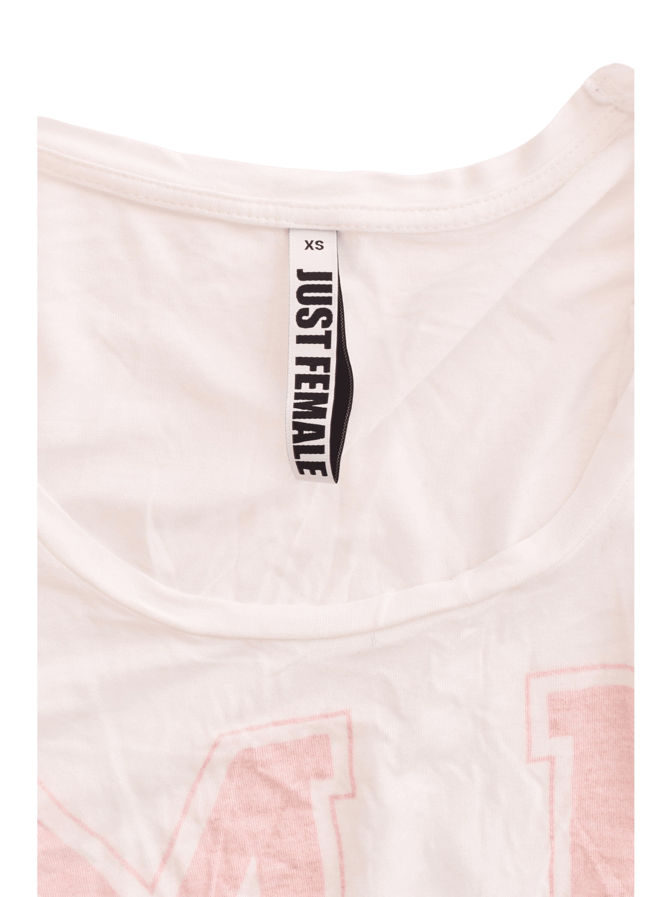 Just Female T-Shirt - XS / Hvid / Kvinde - SassyLAB Secondhand