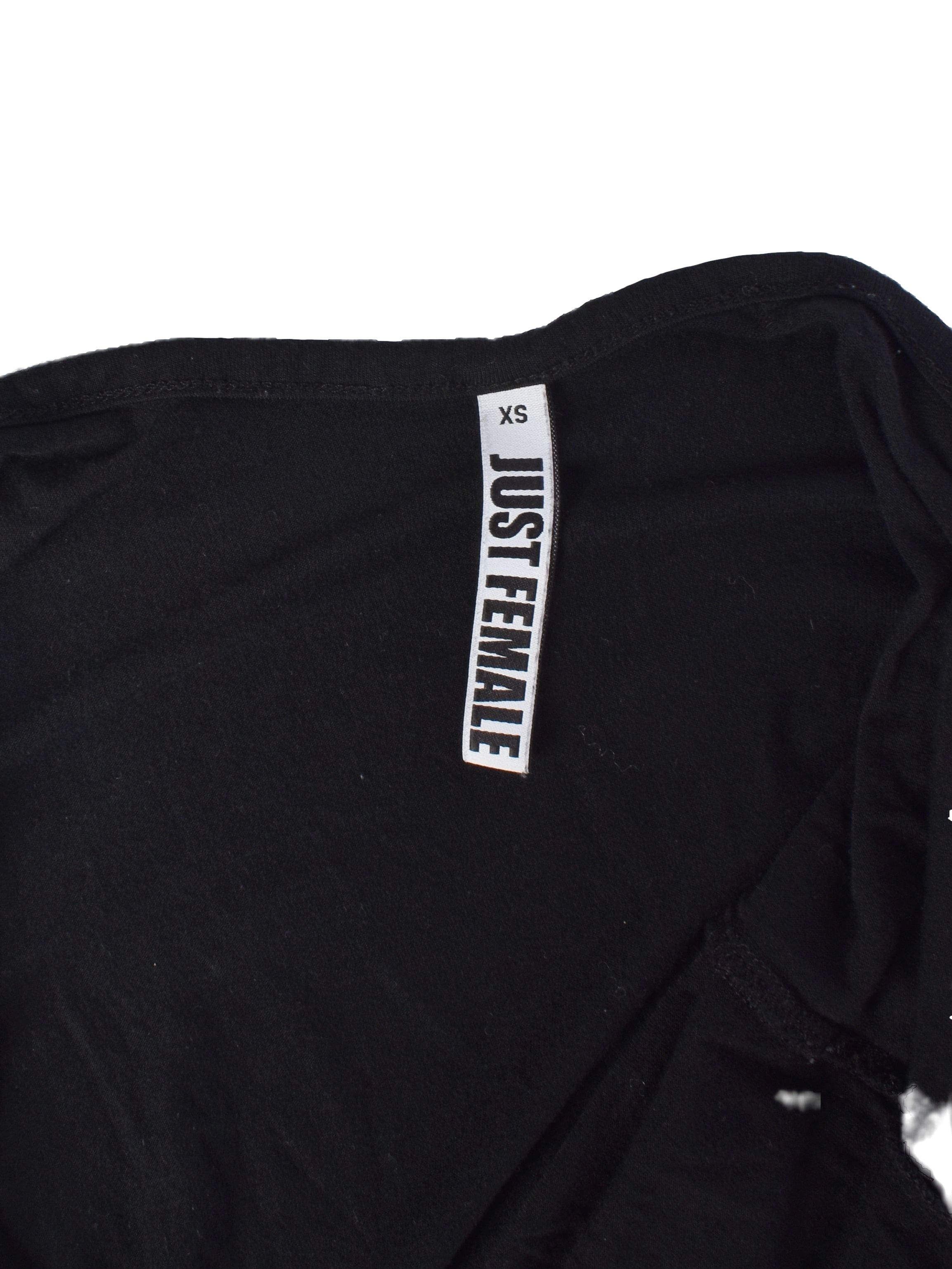 Just Female Top - XS / Sort / Kvinde - SassyLAB Secondhand