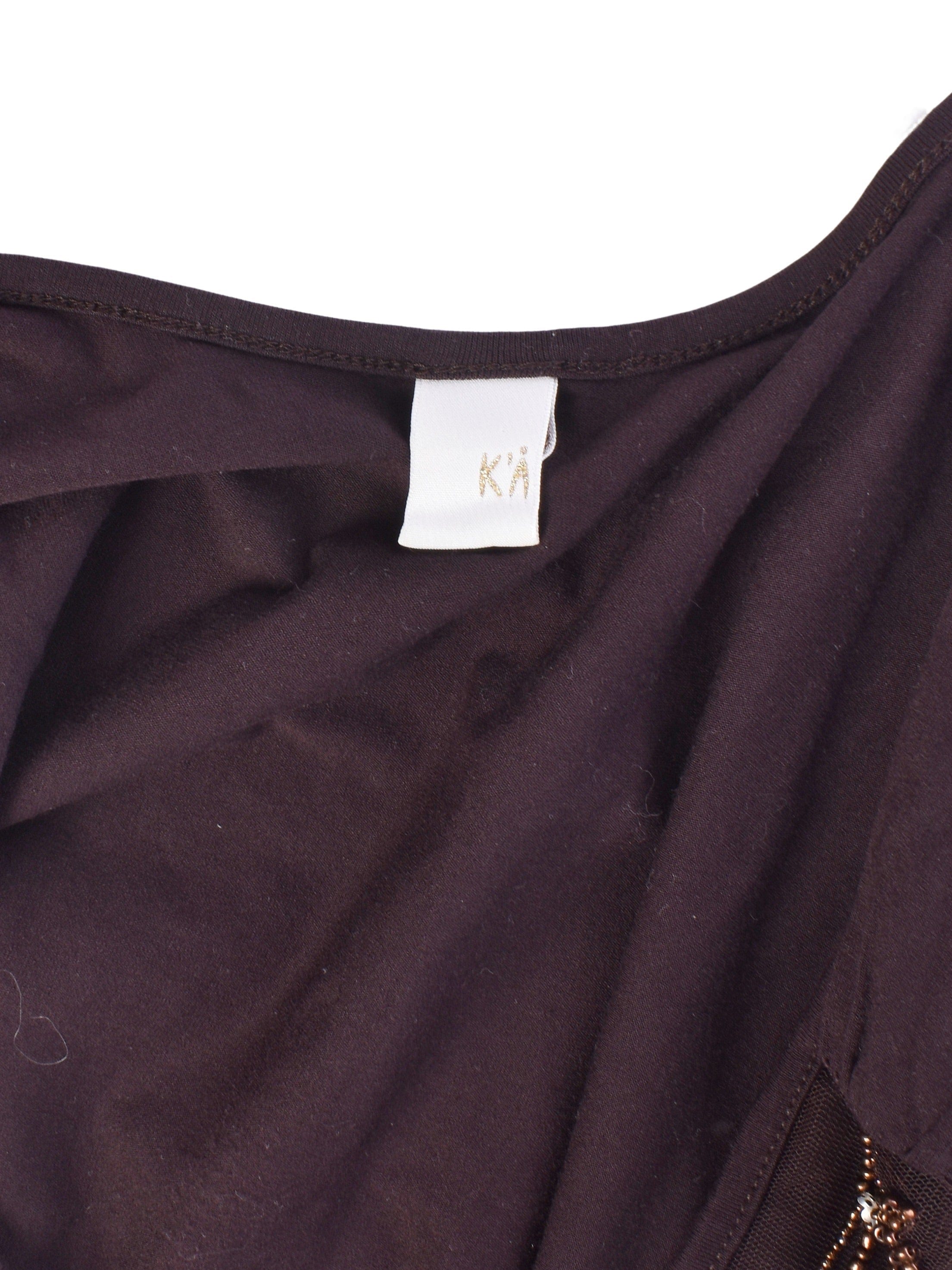 K'Å Bluse - 38 / Brun / Kvinde - SassyLAB Secondhand