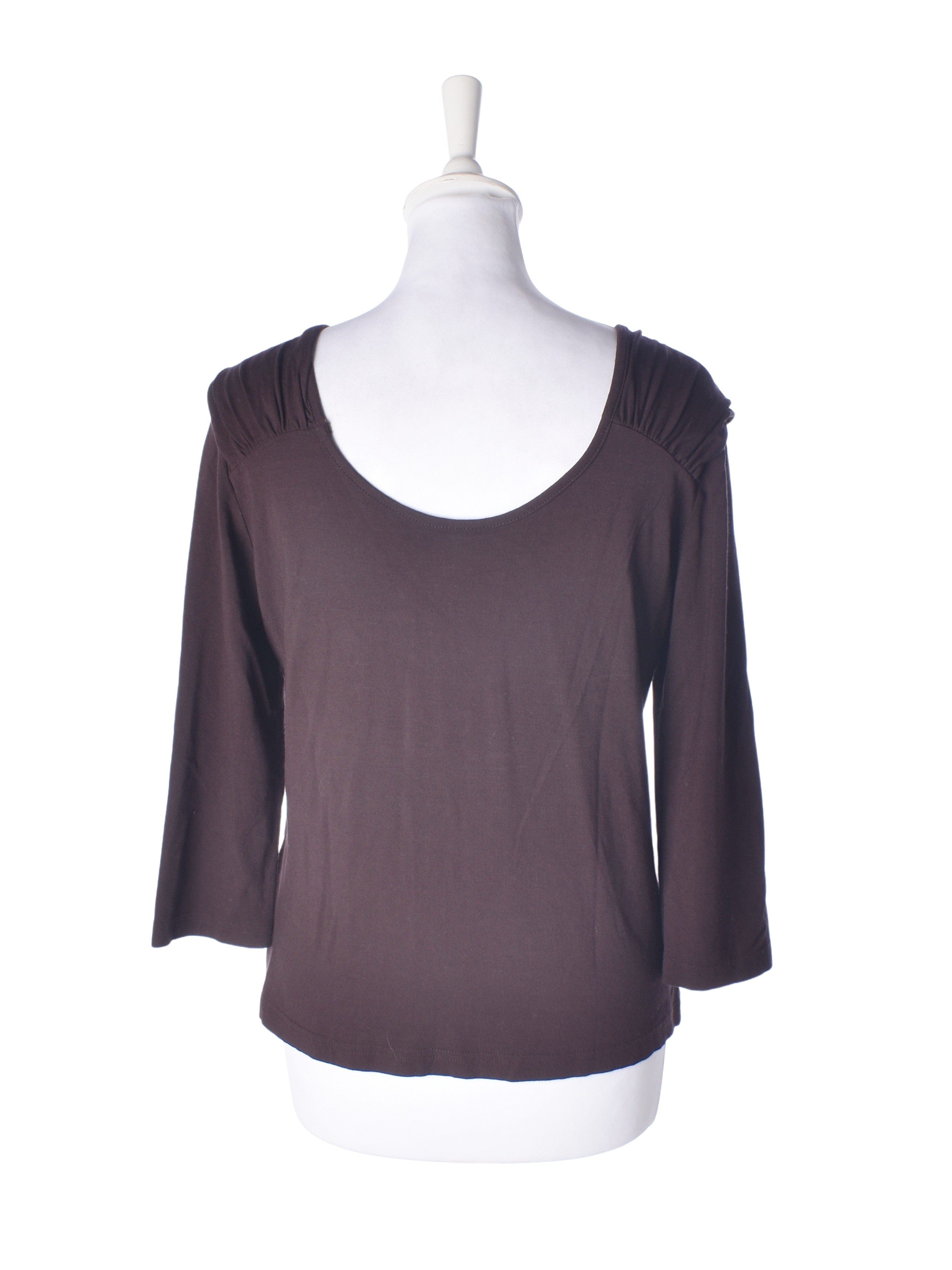 K'Å Bluse - 38 / Brun / Kvinde - SassyLAB Secondhand