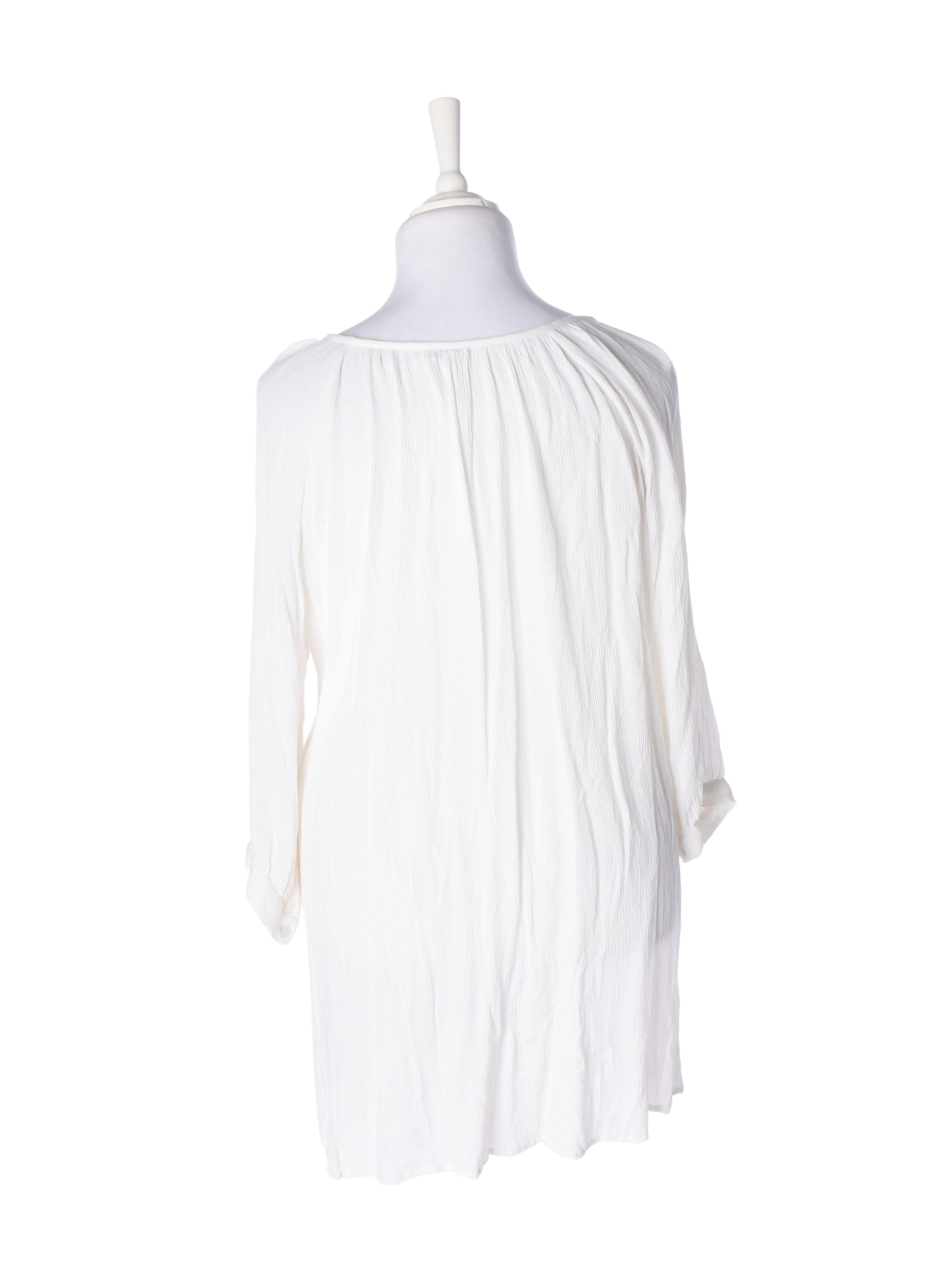 Kaffe Bluse - 44 / Hvid / Kvinde - SassyLAB Secondhand