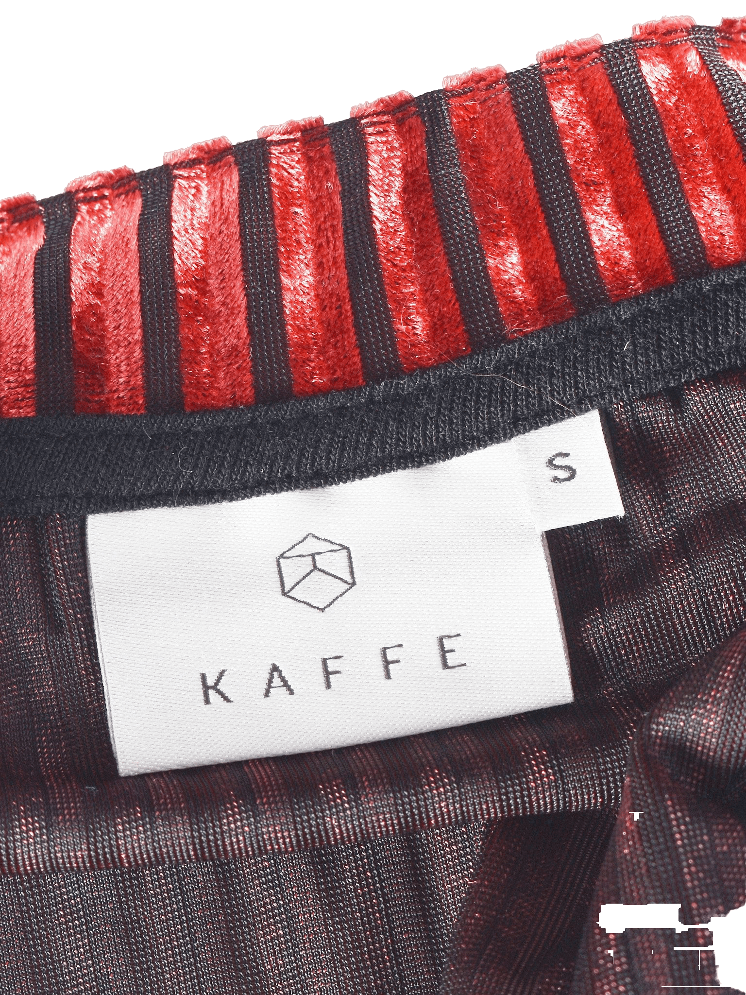 Kaffe Bluse - S / Rød / Kvinde - SassyLAB Secondhand