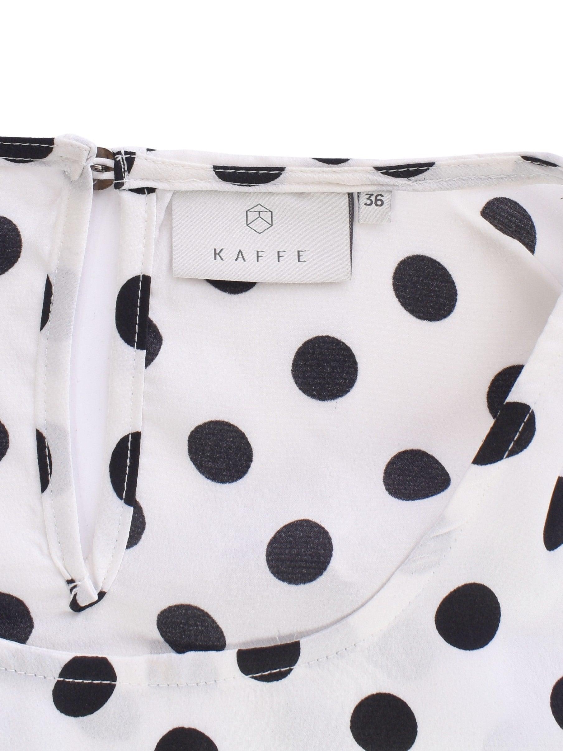 Kaffe Kjole - 36 / Hvid / Kvinde - SassyLAB Secondhand