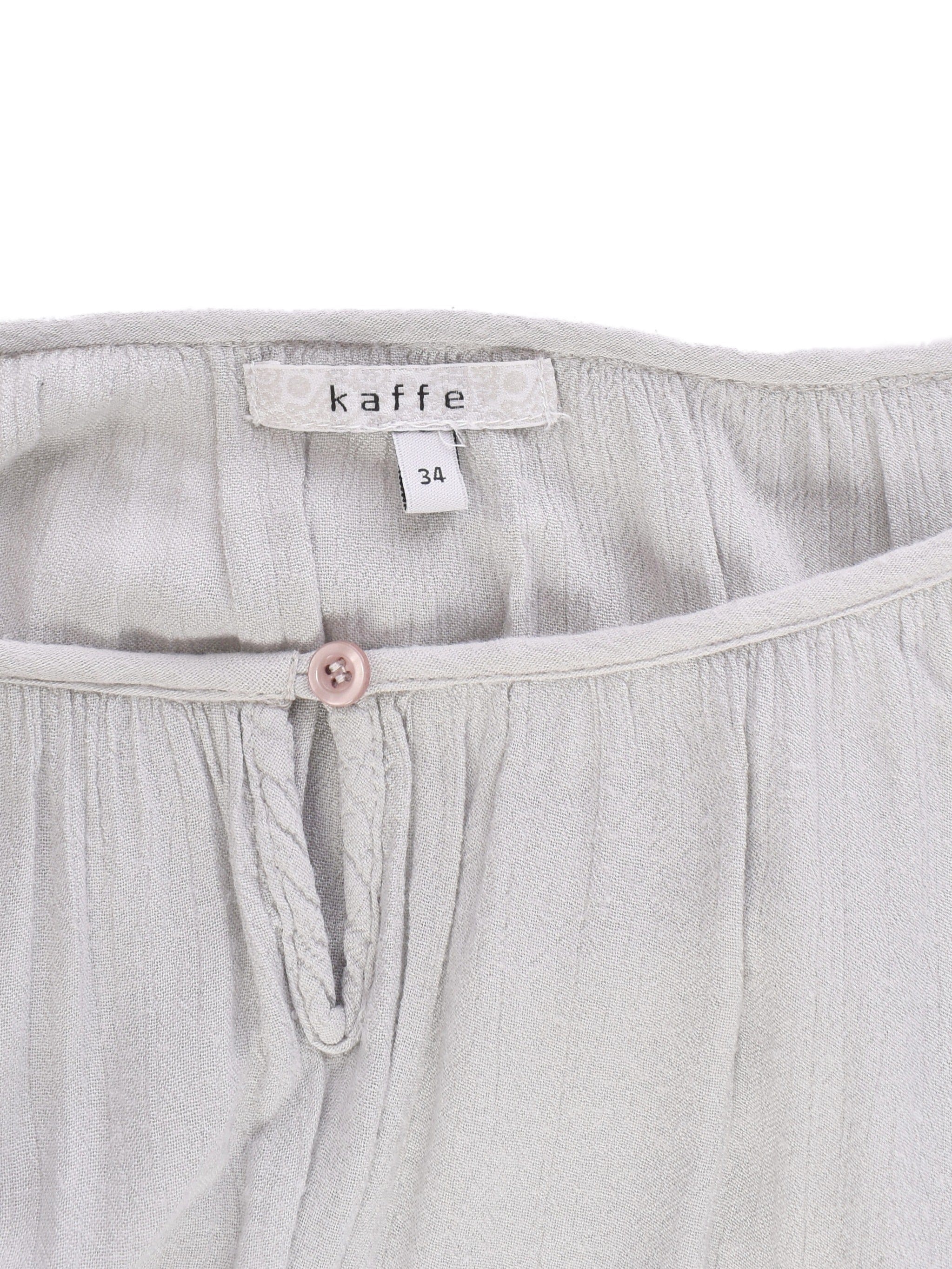 Kaffe Tunika - 34 / Grå / Kvinde - SassyLAB Secondhand