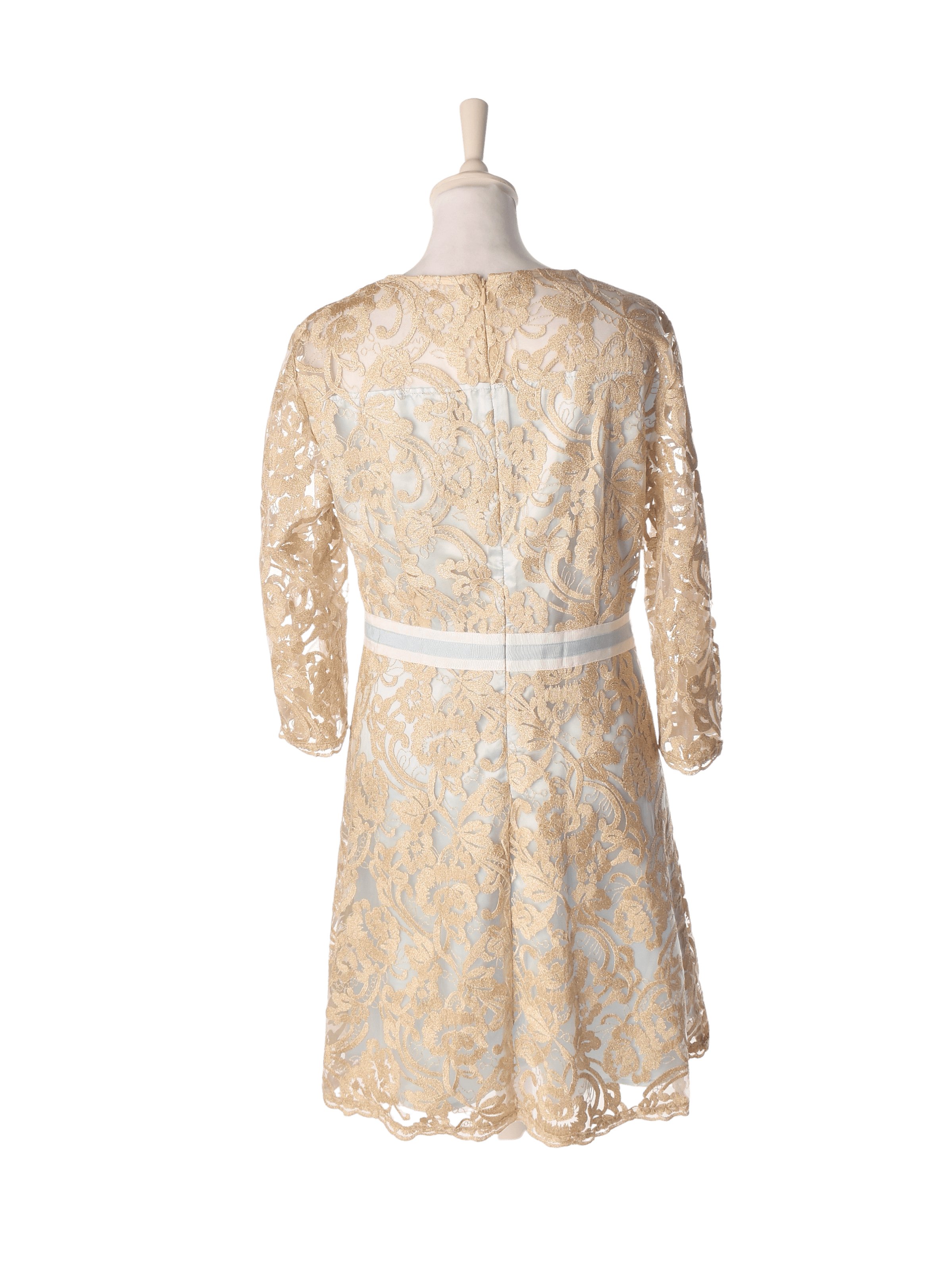 Karen by Simonsen Kjole - 38 / Guld / Kvinde - SassyLAB Secondhand