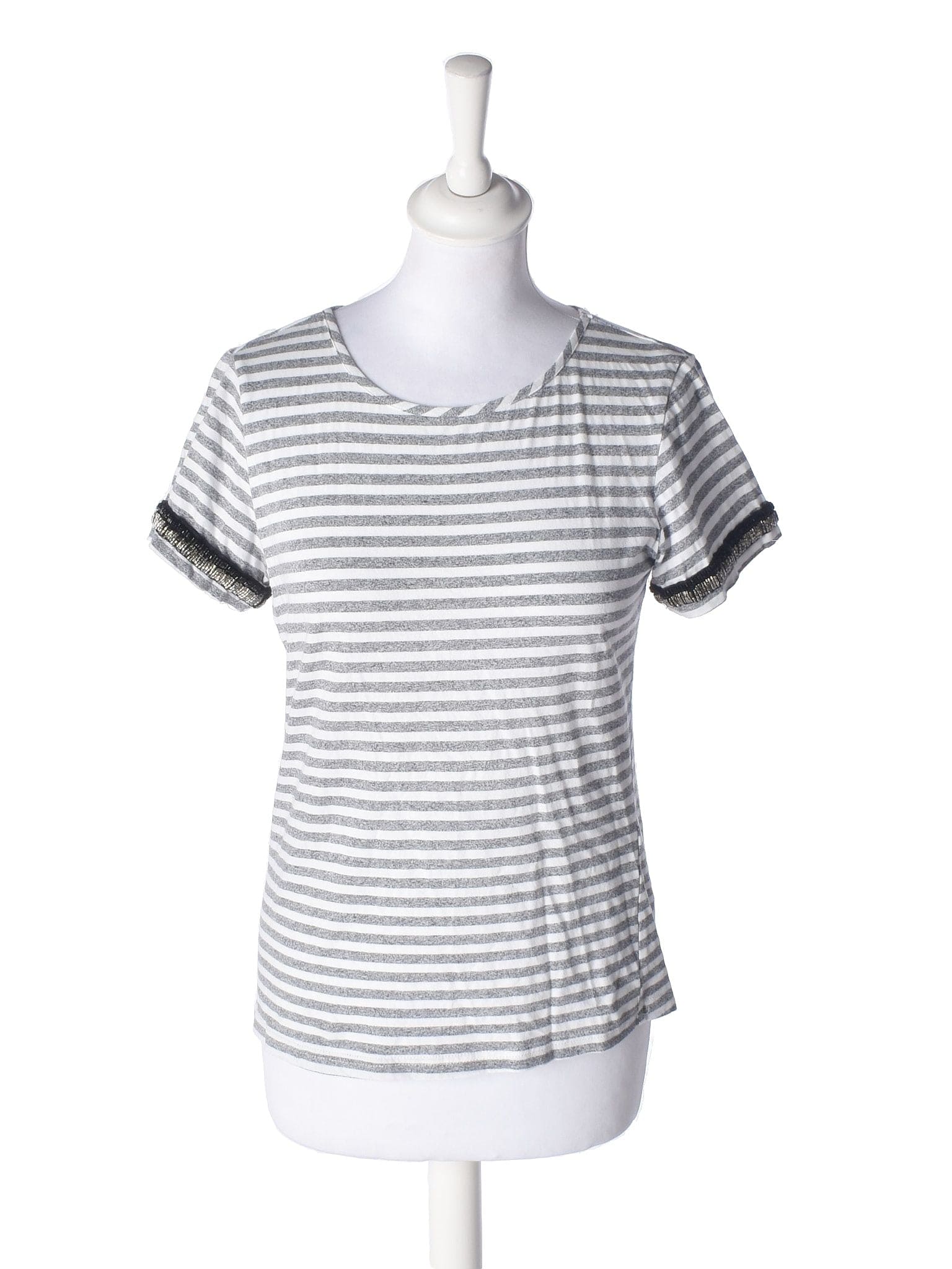 Karen By Simonsen T-Shirt - XS / Grå / Kvinde - SassyLAB Secondhand