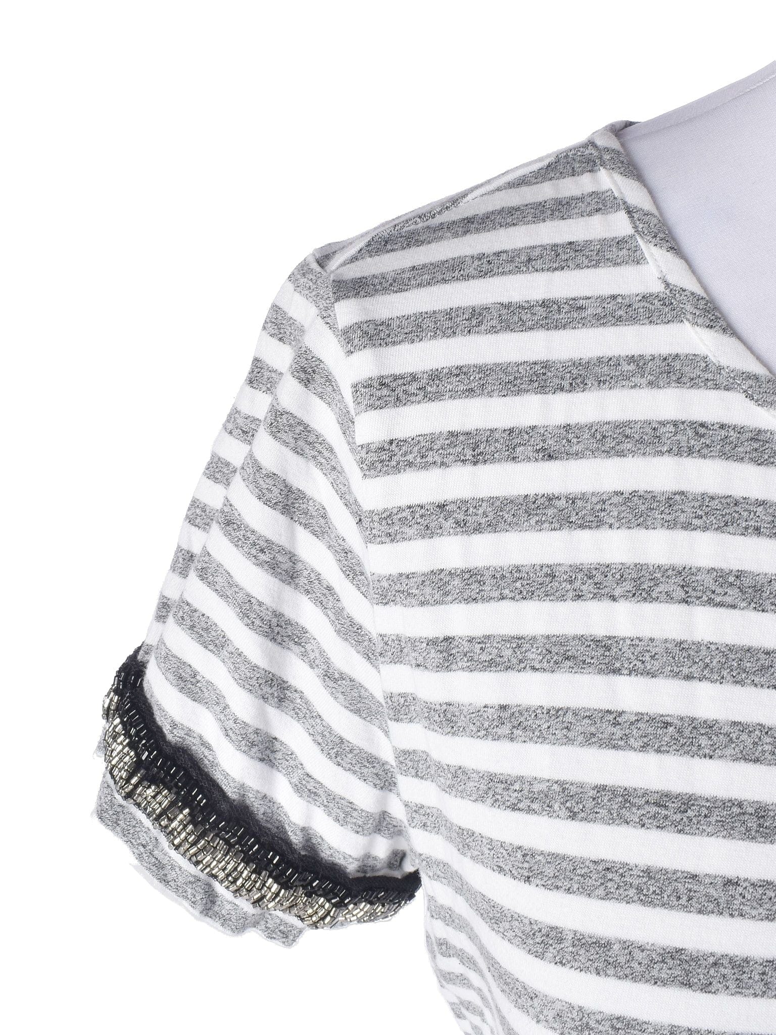 Karen By Simonsen T-Shirt - XS / Grå / Kvinde - SassyLAB Secondhand