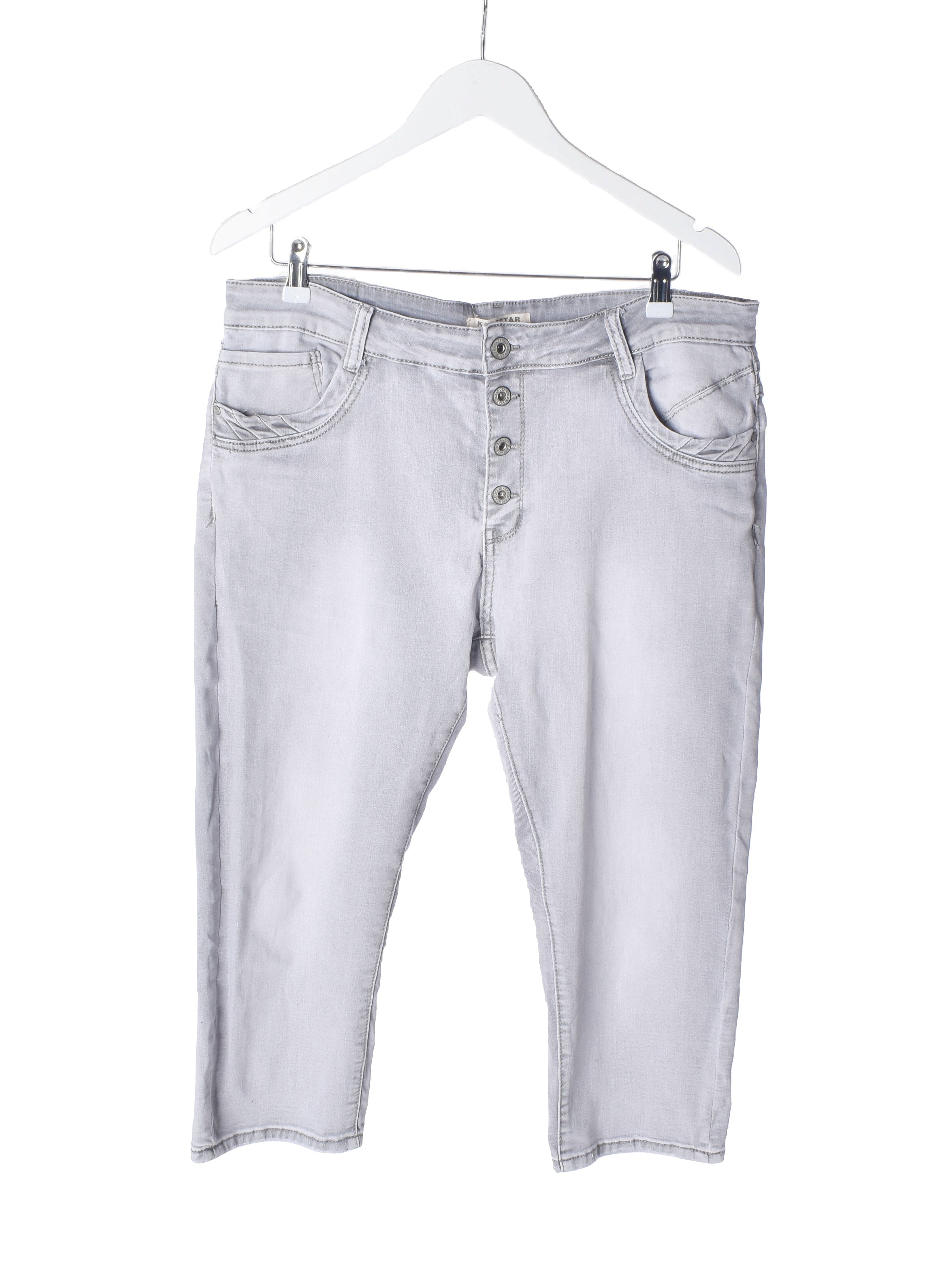 Karostar Jeans - 46 / Grå / Kvinde - SassyLAB Secondhand