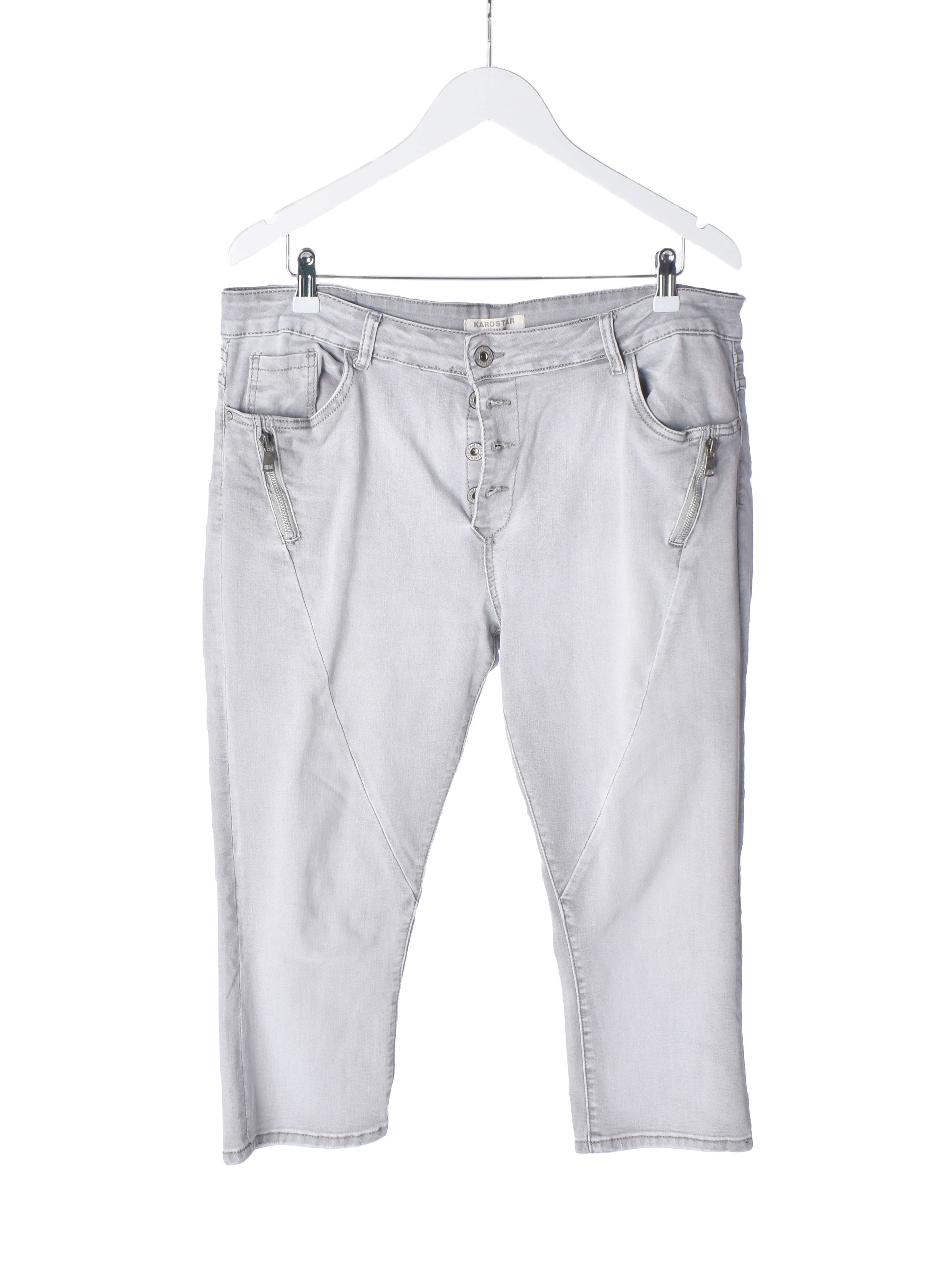 Karostar Jeans - 46 / Grå / Kvinde - SassyLAB Secondhand